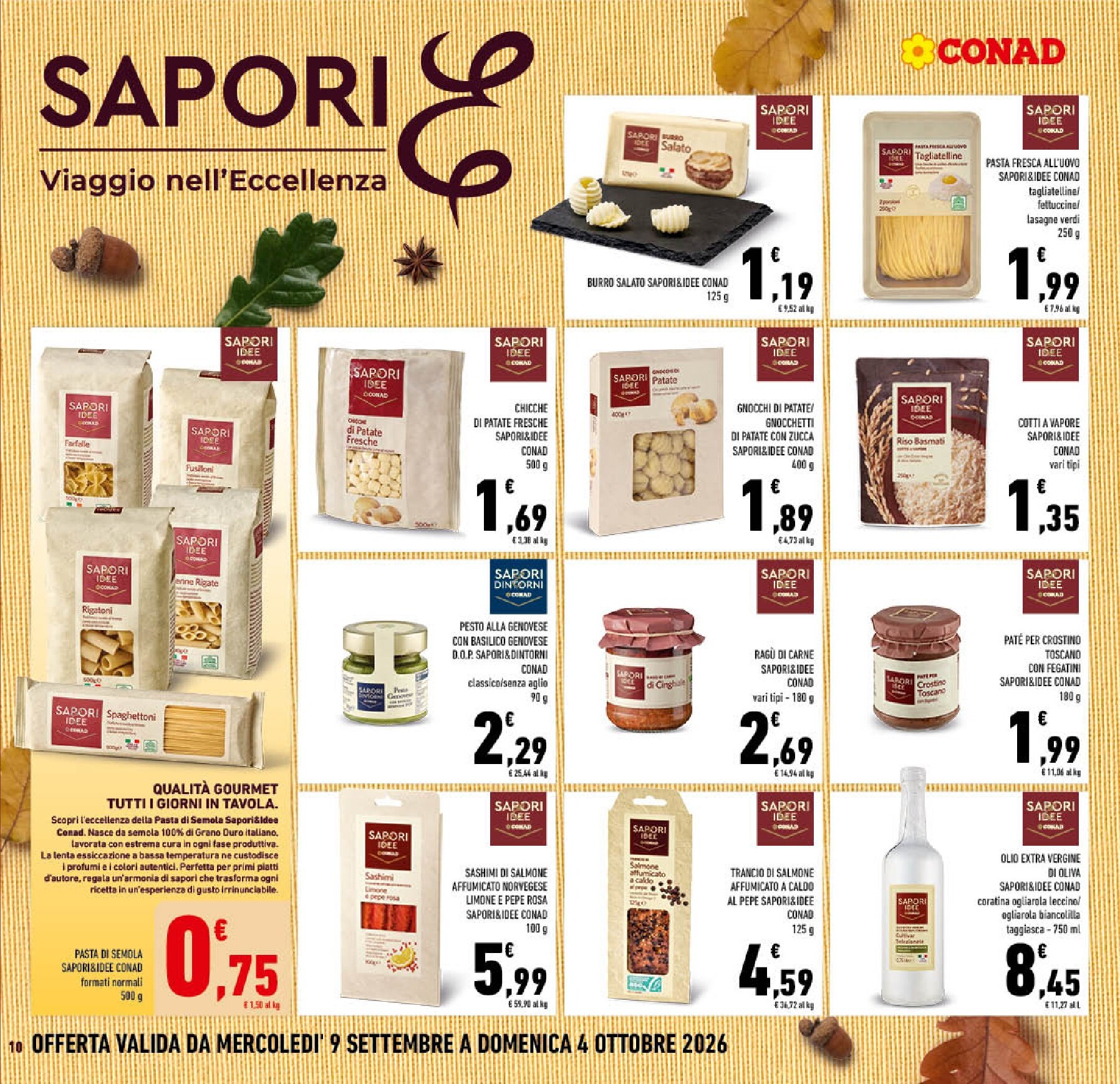 conad - Volantino futuro Conad valido dal mercoledì 09/09/2026 al domenica 20/09/2026 - page: 10