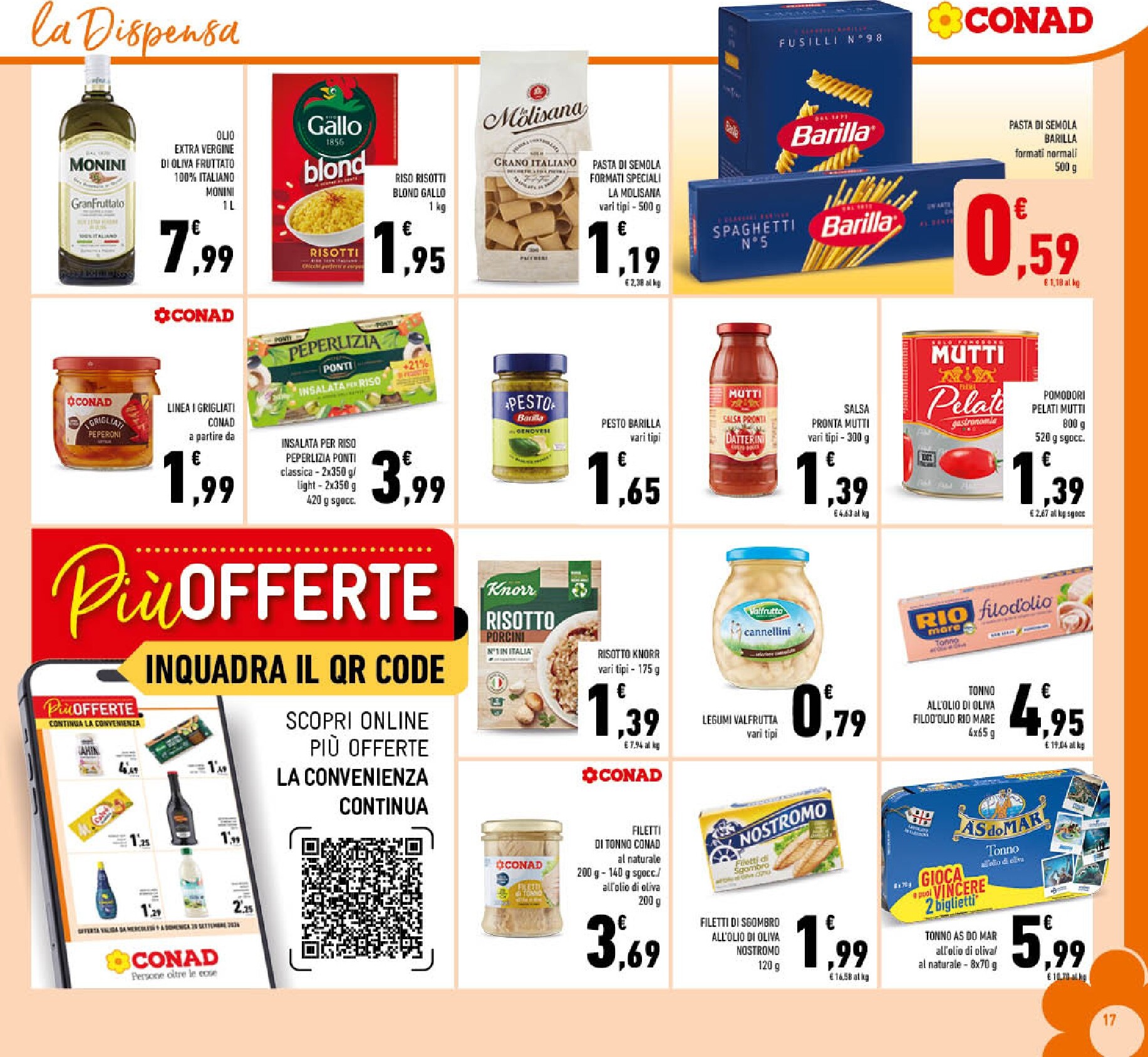 conad - Volantino futuro Conad valido dal mercoledì 09/09/2026 al domenica 20/09/2026 - page: 17