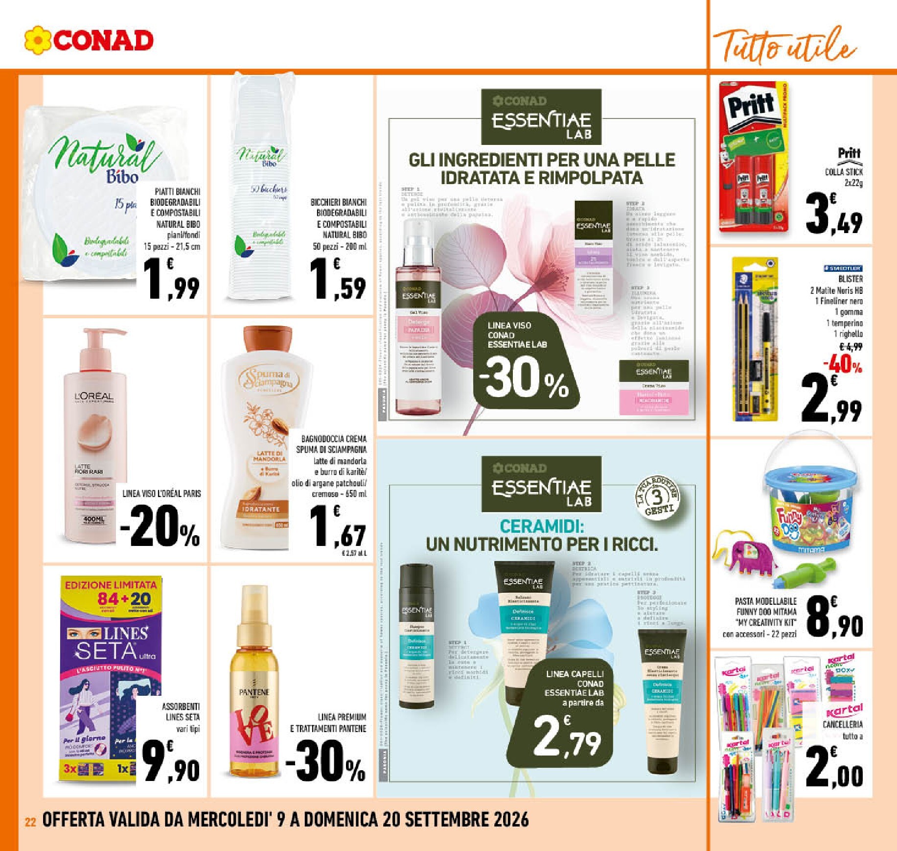 conad - Volantino futuro Conad valido dal mercoledì 09/09/2026 al domenica 20/09/2026 - page: 22