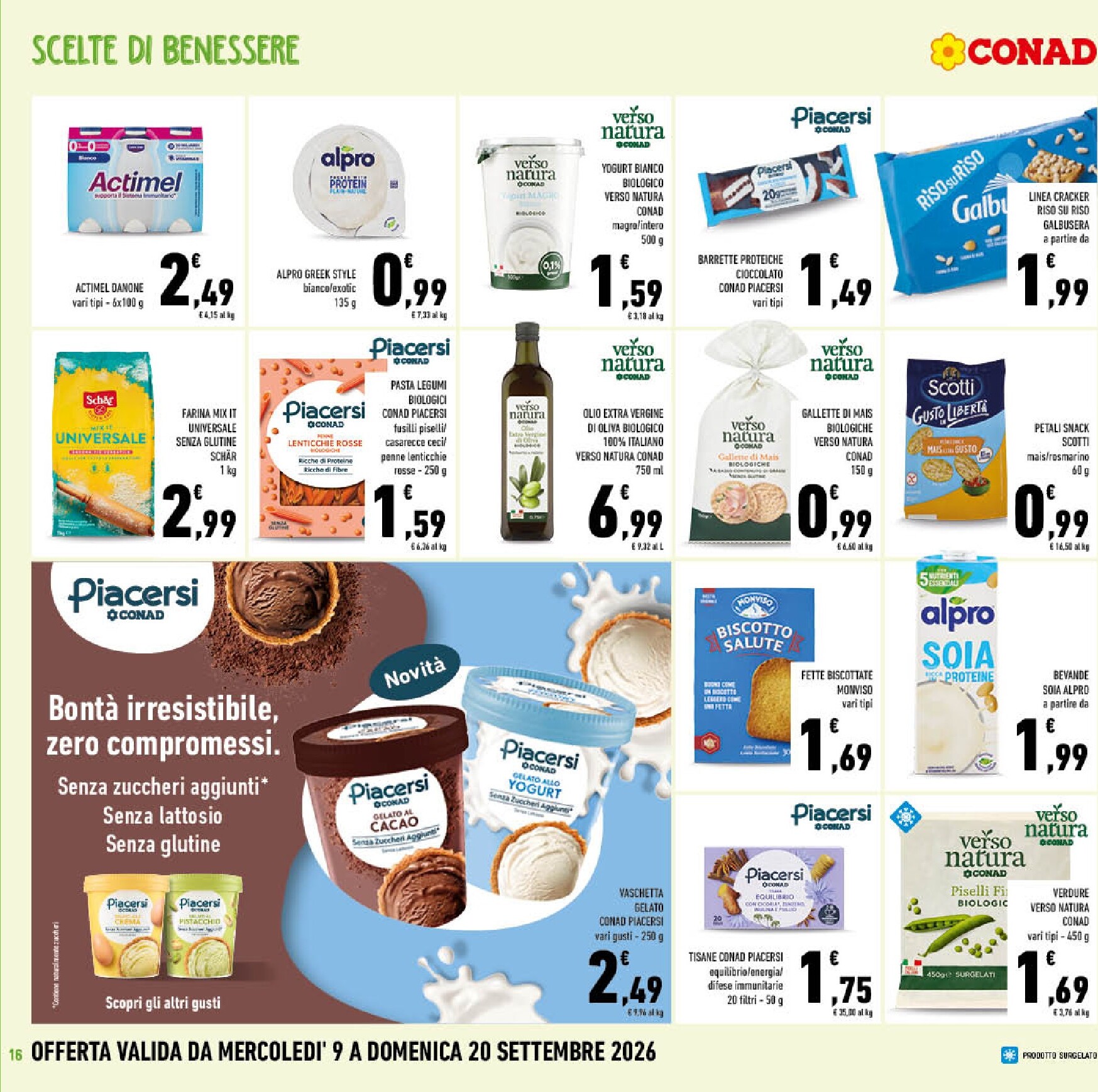 conad - Volantino futuro Conad valido dal mercoledì 09/09/2026 al domenica 20/09/2026 - page: 16