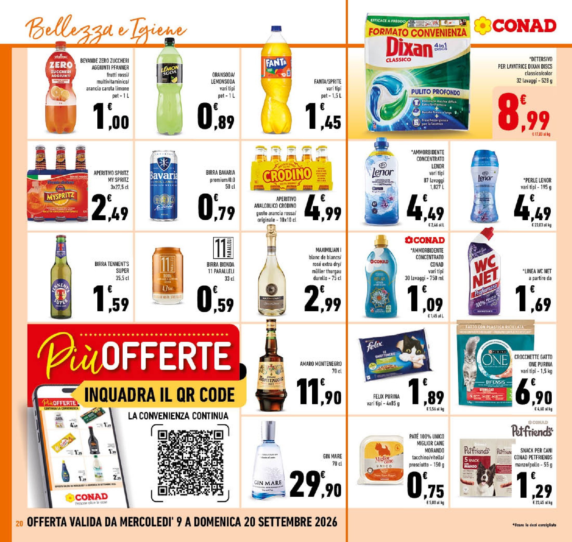 conad - Volantino futuro Conad valido dal mercoledì 09/09/2026 al domenica 20/09/2026 - page: 20