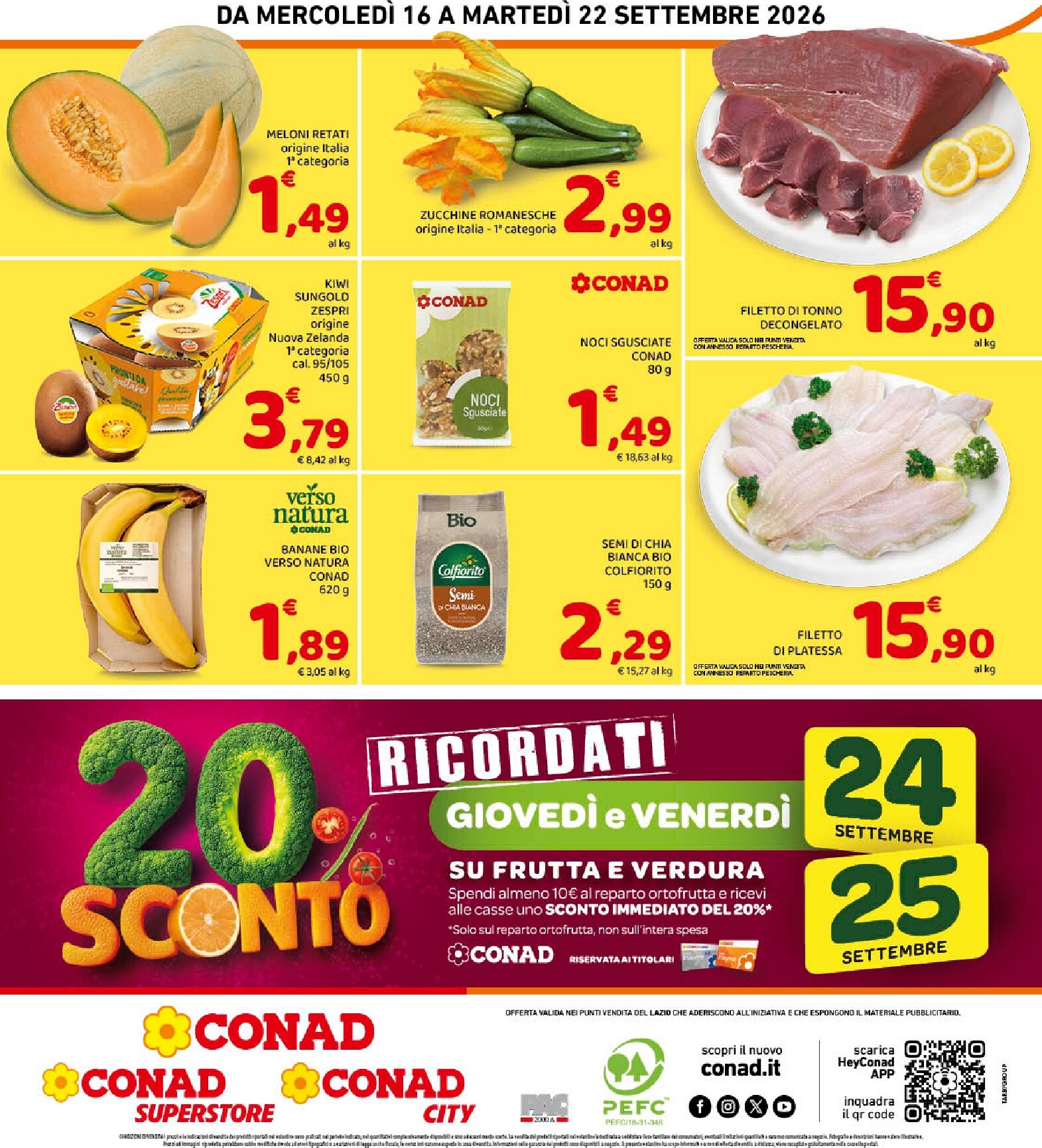 conad - Volantino attuale di Conad - Piú valido dal mercoledì 16/09/2026 al martedì 22/09/2026 - page: 8