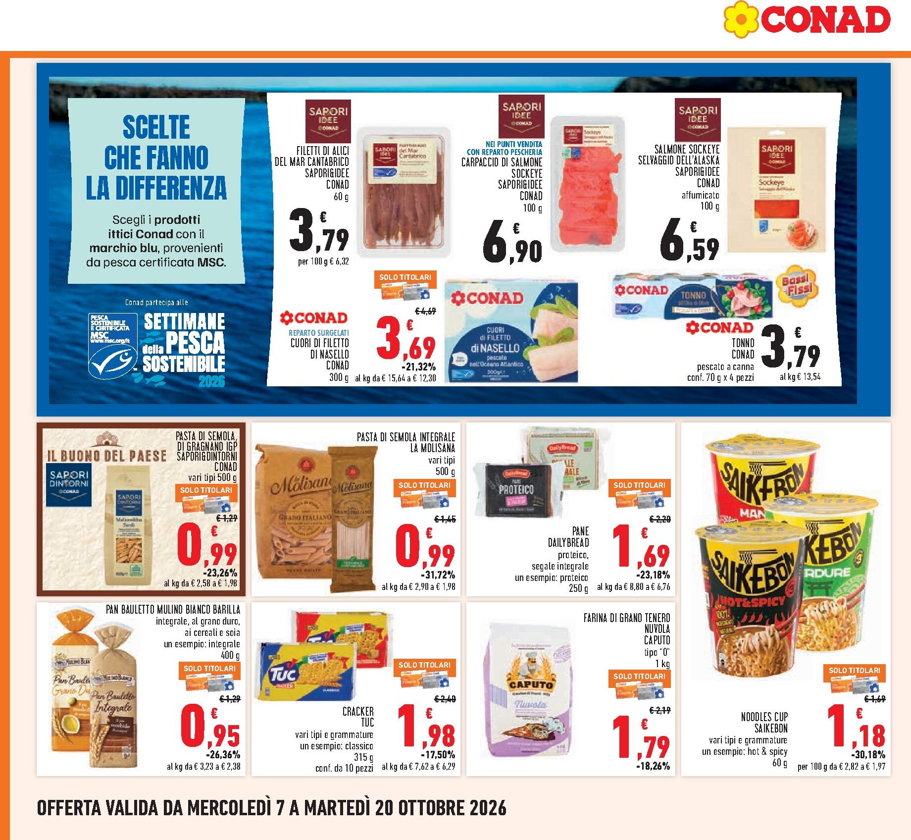 conad - Volantino Conad per la prossima settimana dal mercoledì 07/10/2026 al martedì 20/10/2026 - page: 12