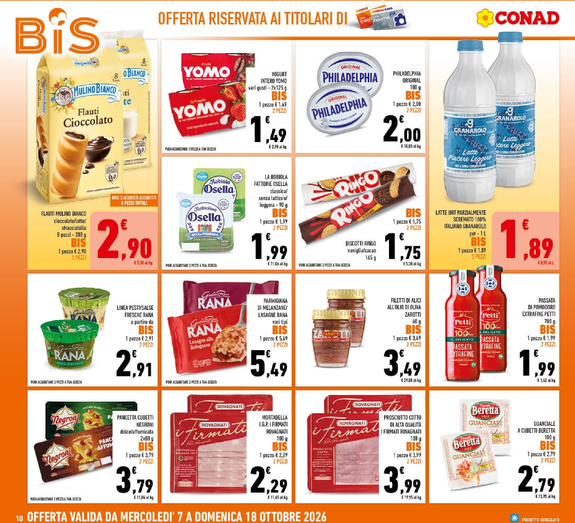 conad - Volantino futuro Conad - Frosinone, Latina, Rieti valido dal mercoledì 07/10/2026 al domenica 18/10/2026 - page: 10