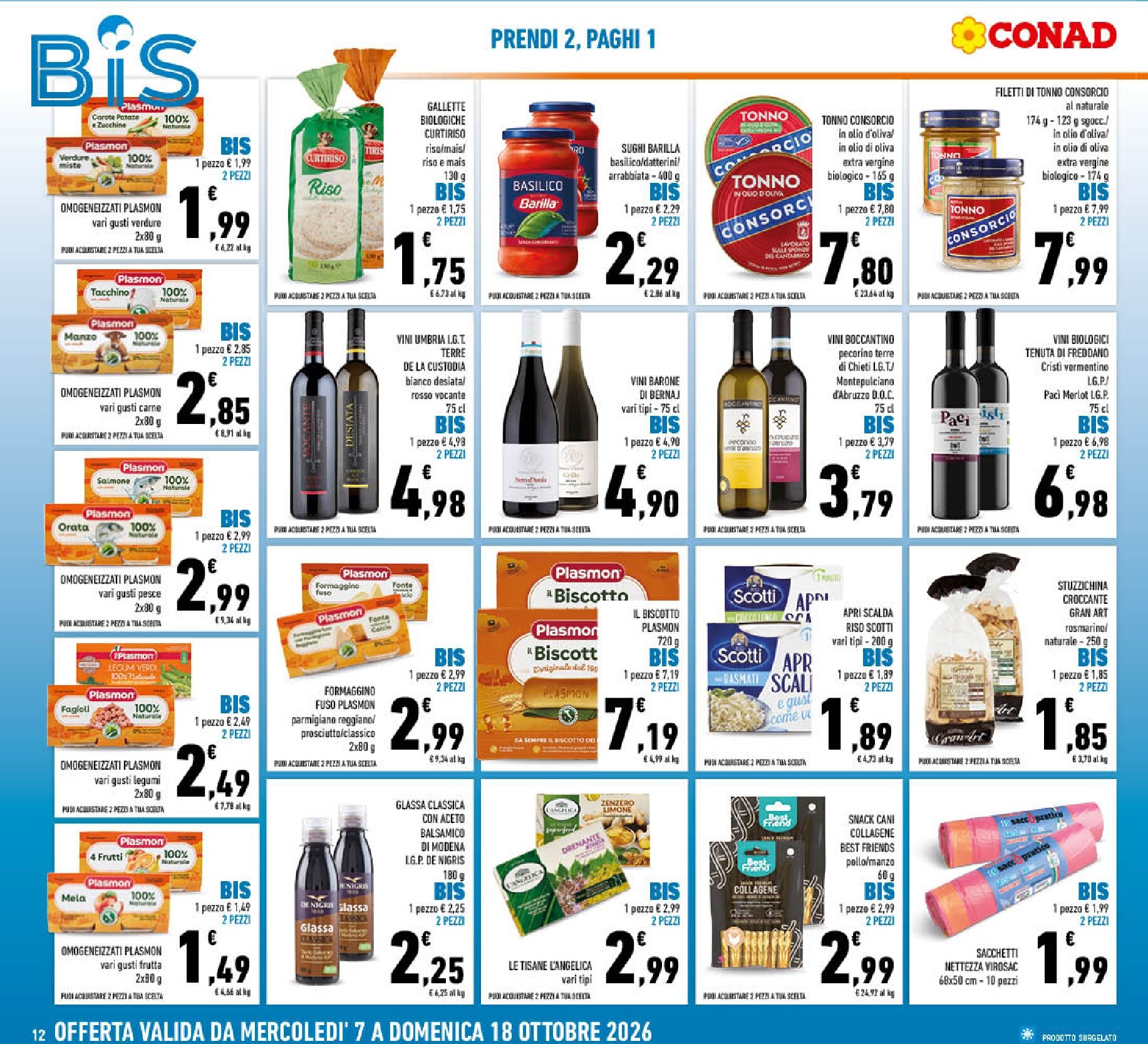 conad - Volantino futuro Conad - Frosinone, Latina, Rieti valido dal mercoledì 07/10/2026 al domenica 18/10/2026 - page: 12
