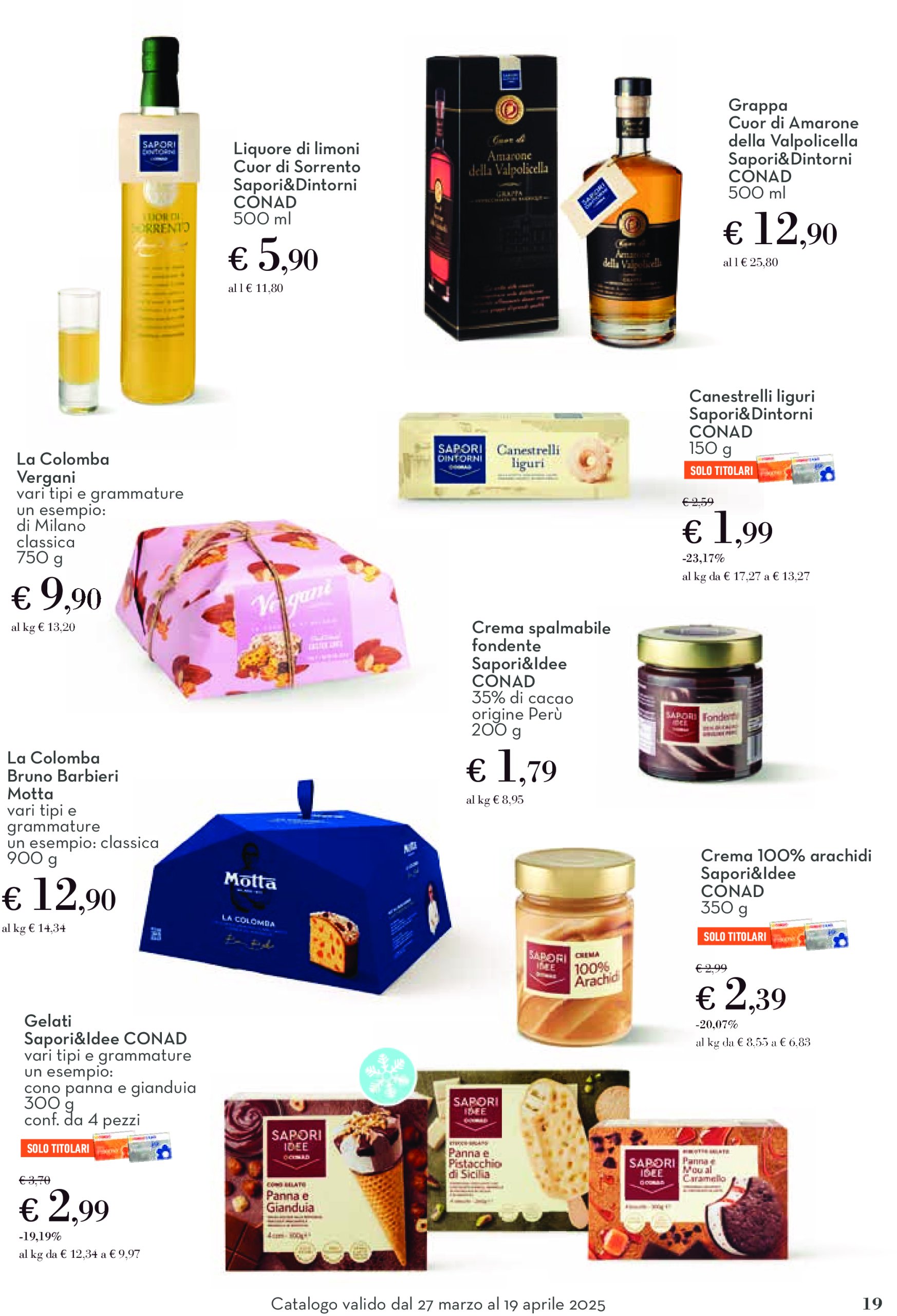 conad - Volantino Conad - Pasqua valido dal 27/03 al 19/04 - page: 19