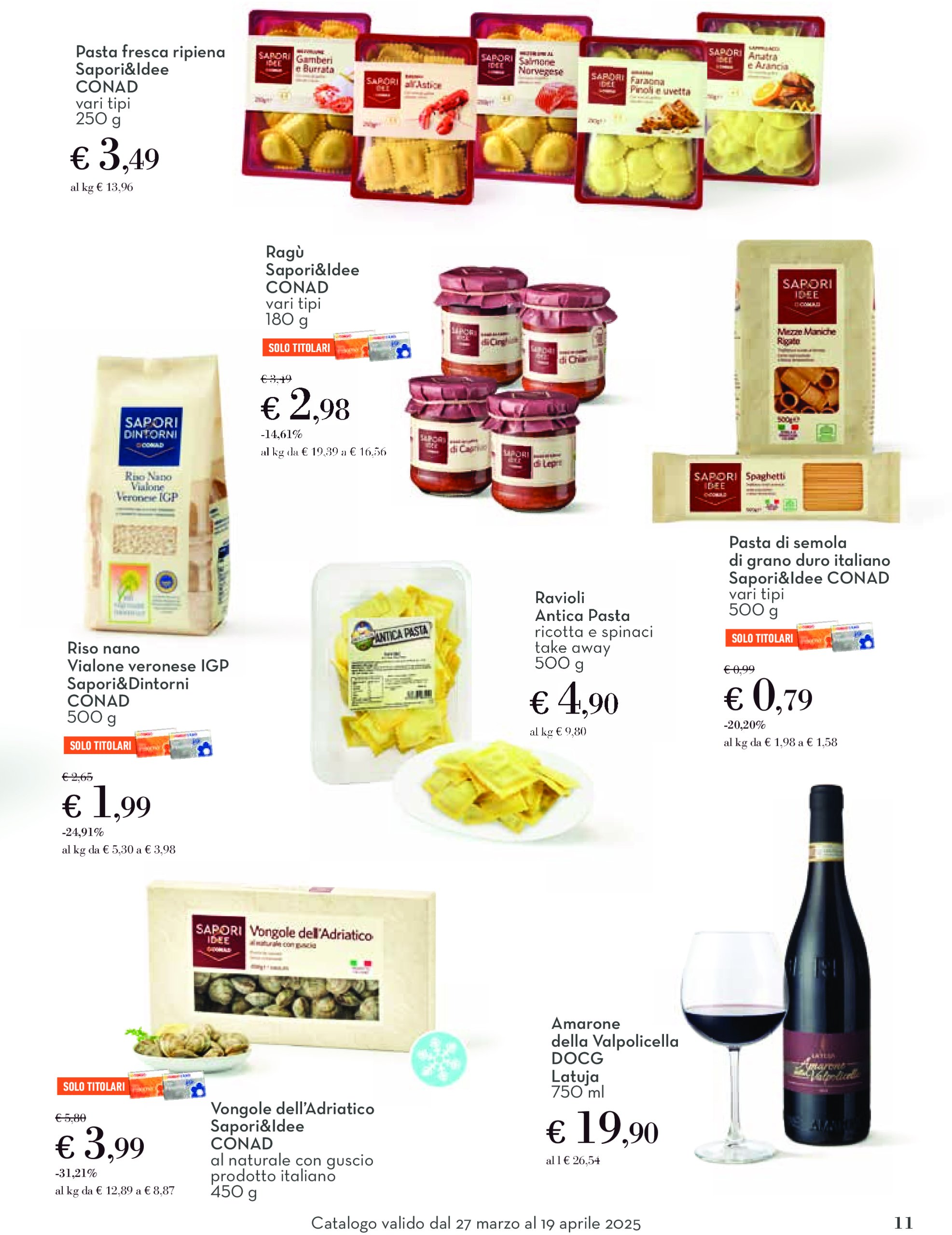 conad - Volantino Conad - Pasqua valido dal 27/03 al 19/04 - page: 11