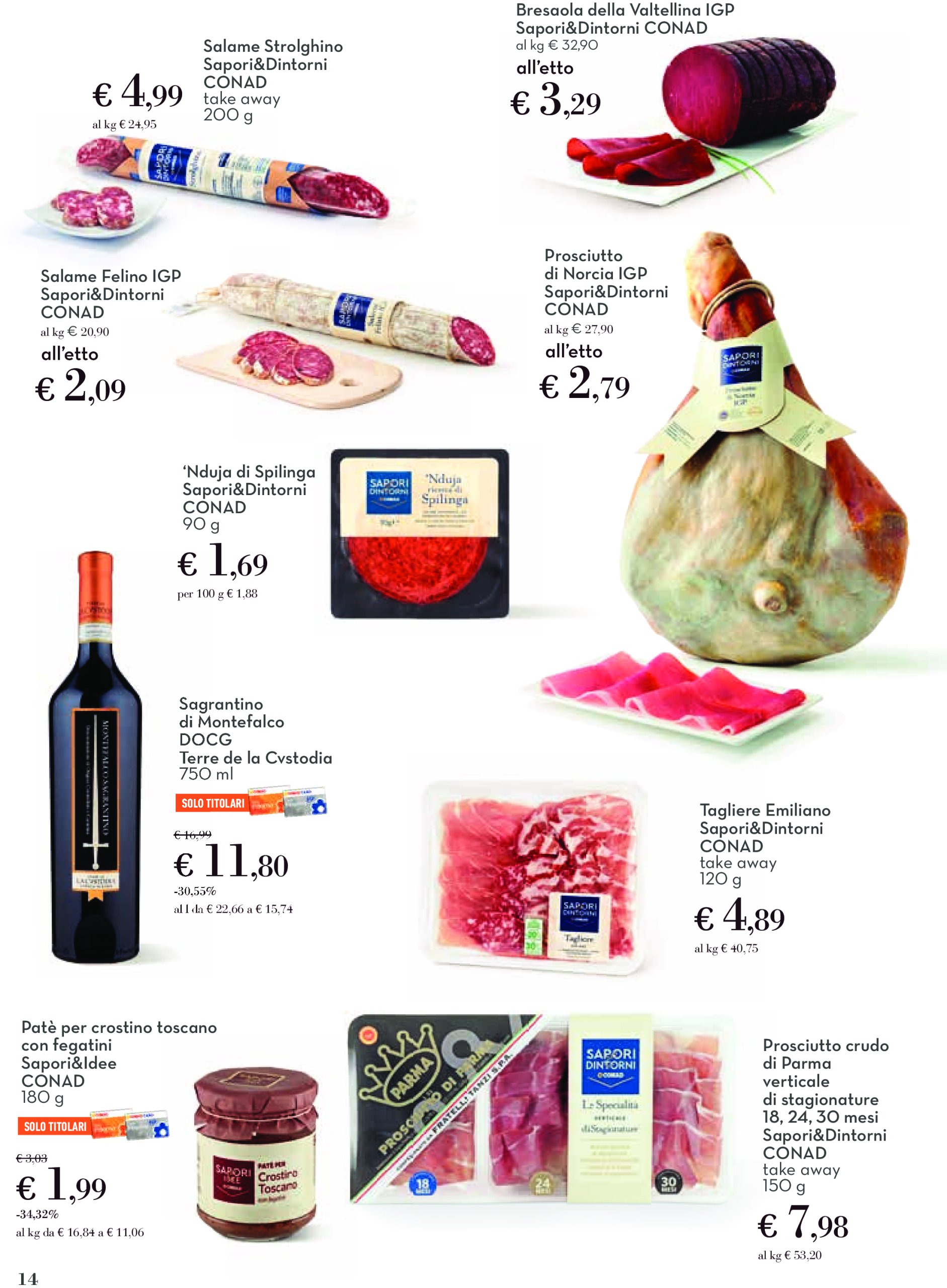 conad - Volantino Conad - Pasqua valido dal 27/03 al 19/04 - page: 14