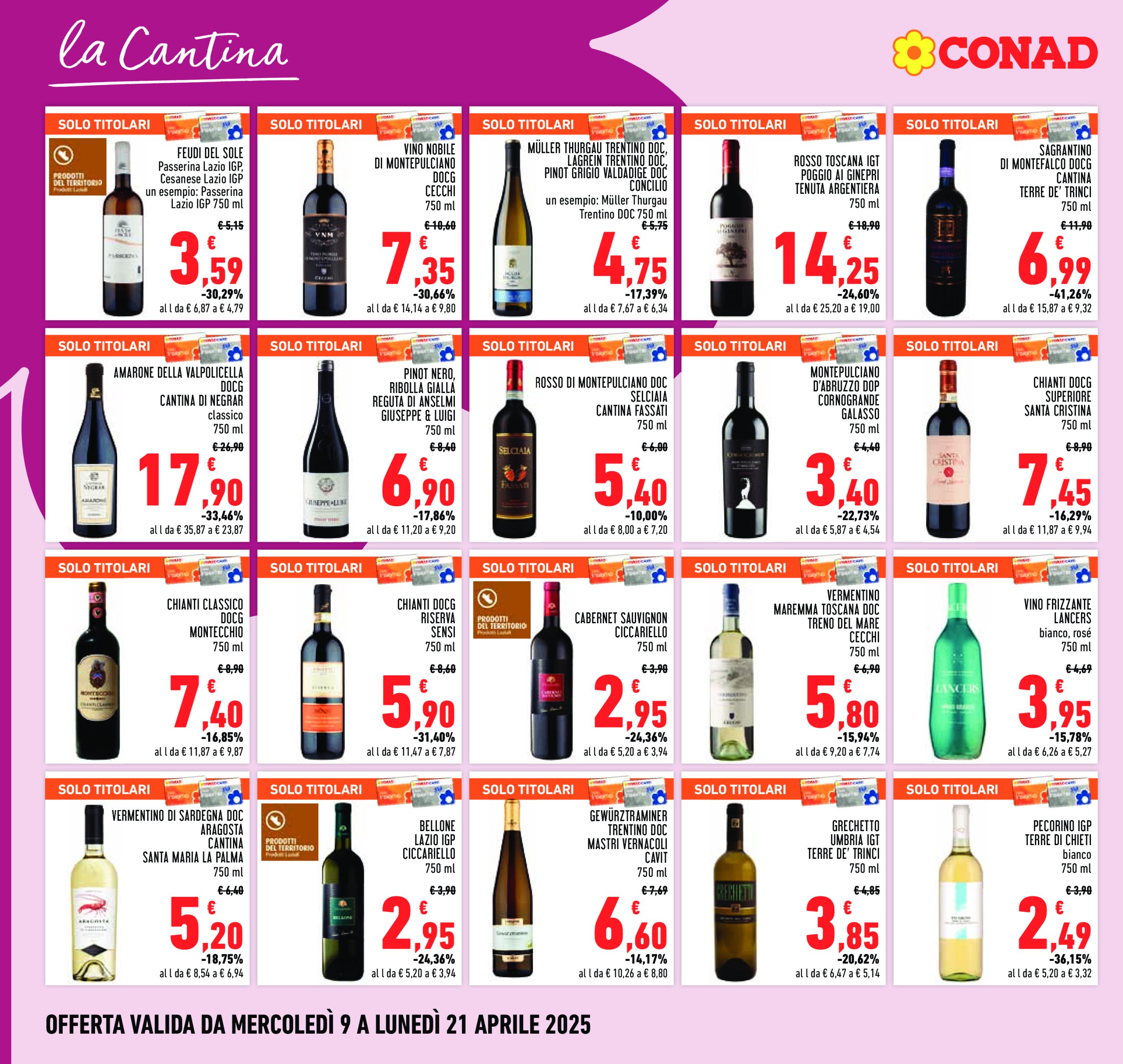 conad - Volantino Conad valido dal 09/04 al 21/04 - page: 8