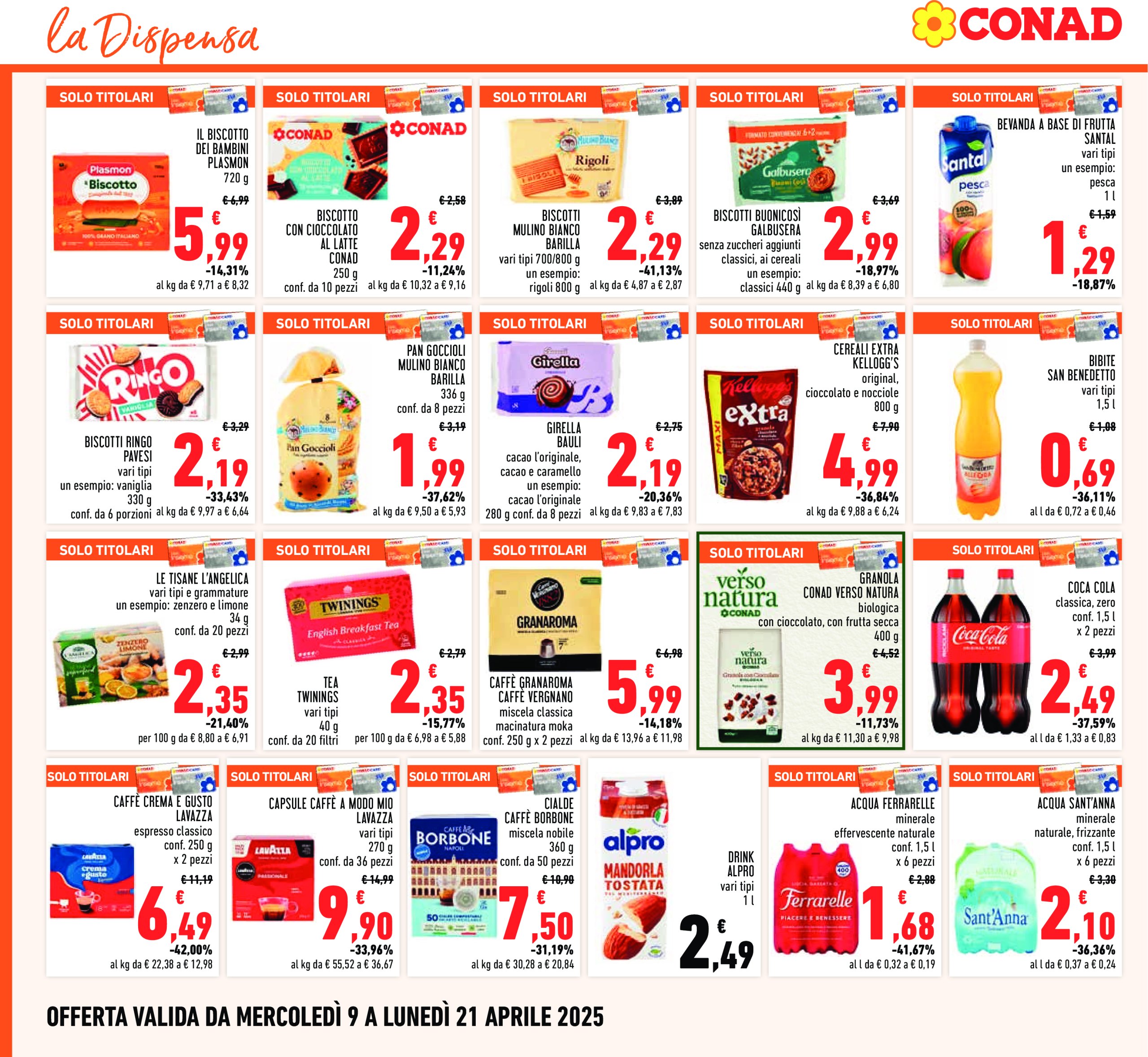 conad - Volantino Conad valido dal 09/04 al 21/04 - page: 18