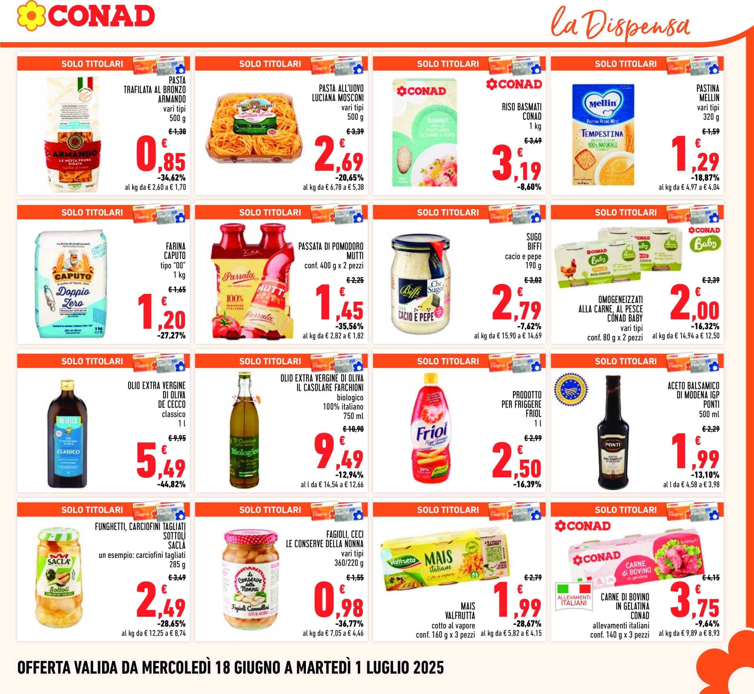 conad - Volantino Conad valido dal 18/06 al 01/07 - page: 17