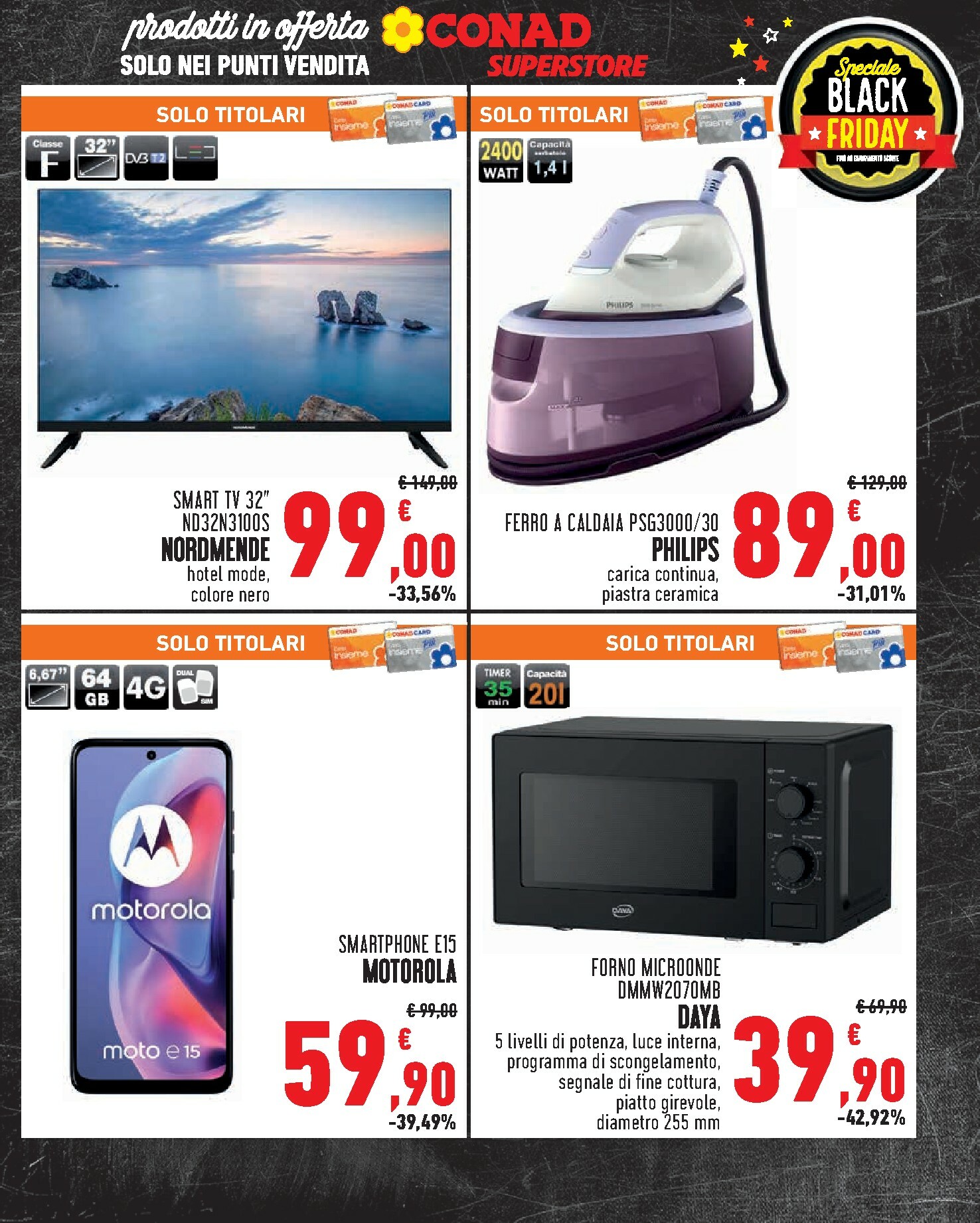 conad - Volantino Conad - Black Friday valido dal 28/11 al 30/11 - page: 5