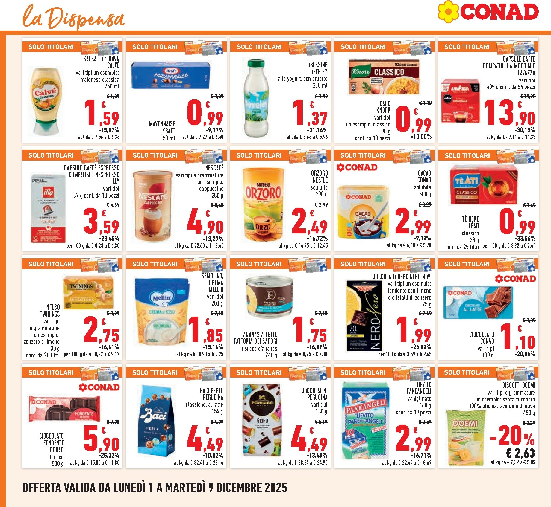 conad - Volantino Conad valido dal 01/12 al 09/12 - page: 20