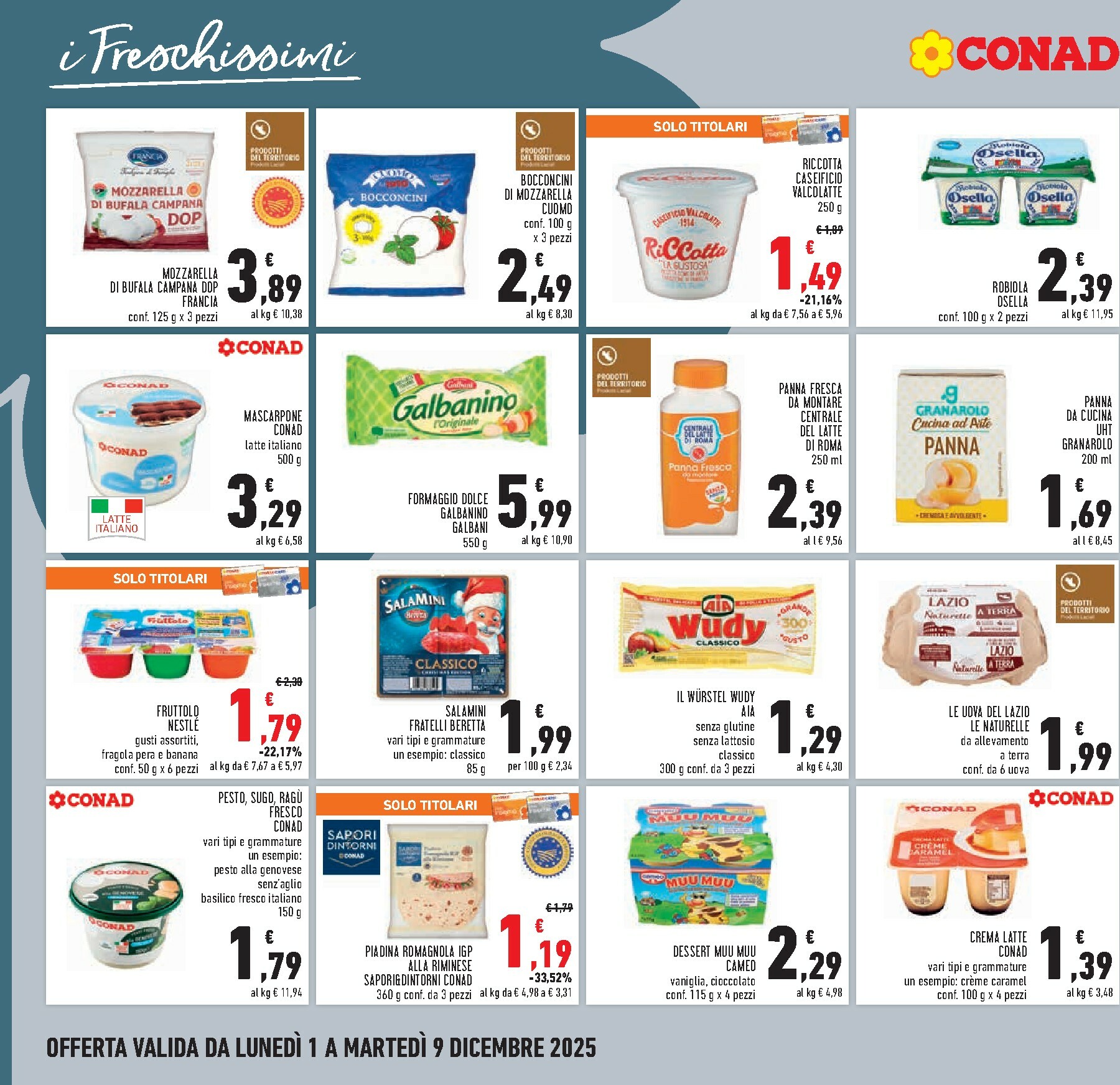 conad - Volantino Conad valido dal 01/12 al 09/12 - page: 16
