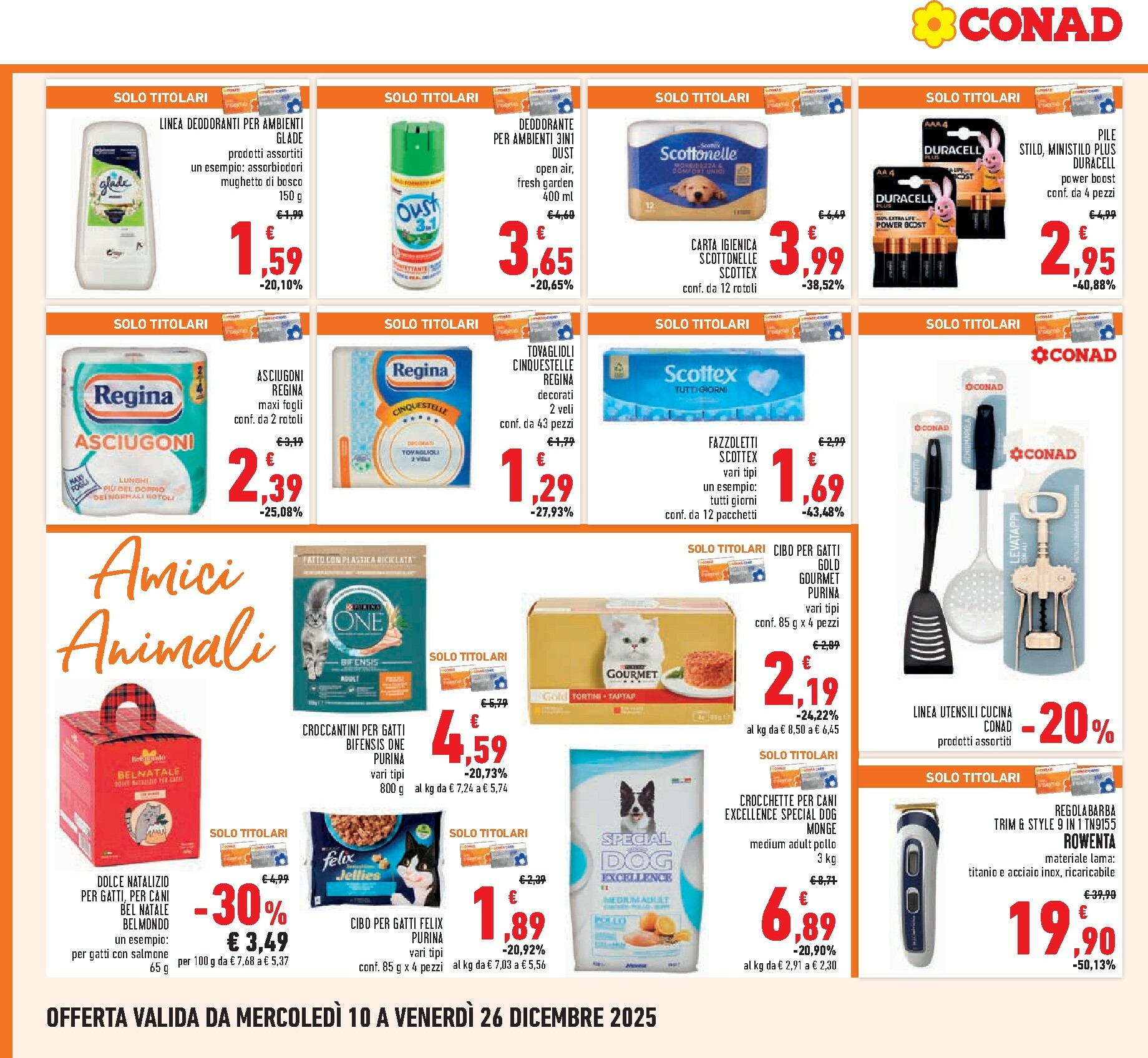 conad - Volantino Conad valido dal 10/12 al 26/12 - page: 28