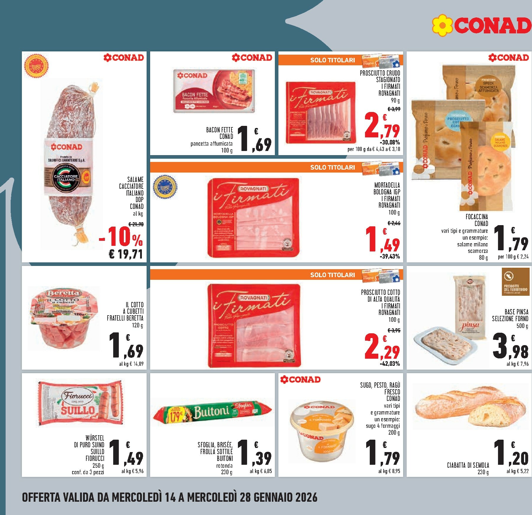 conad - Volantino Conad valido dal 14/01 al 28/01 - page: 8