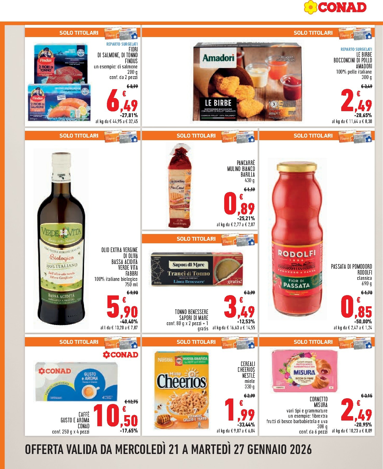 conad - Volantino Conad - Convenienza Più valido dal 21/01 al 27/01 - page: 6