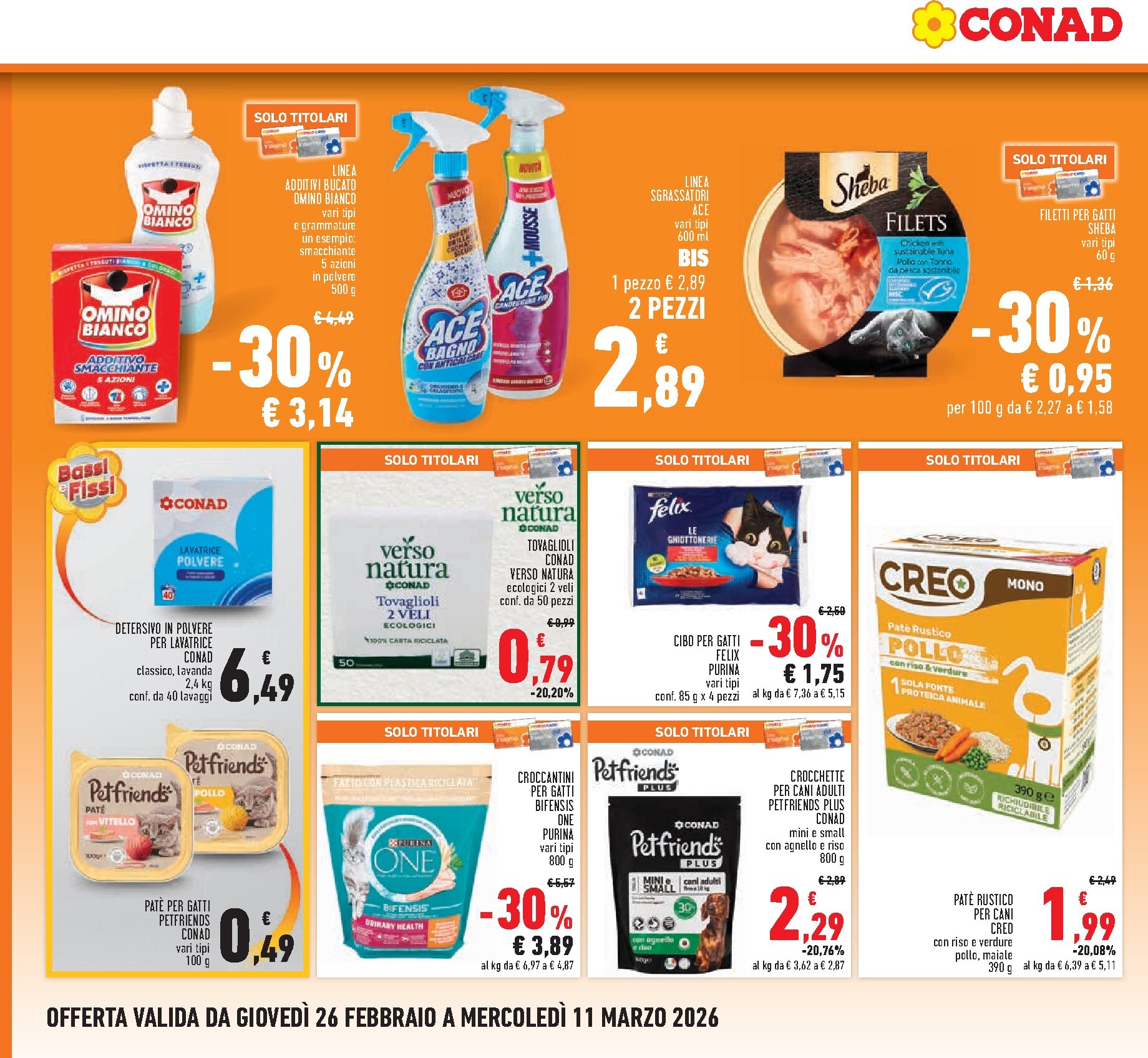 conad - Volantino Conad - Emilia Romagna valido dal 26/02/2026 al 11/03/2026 - page: 22