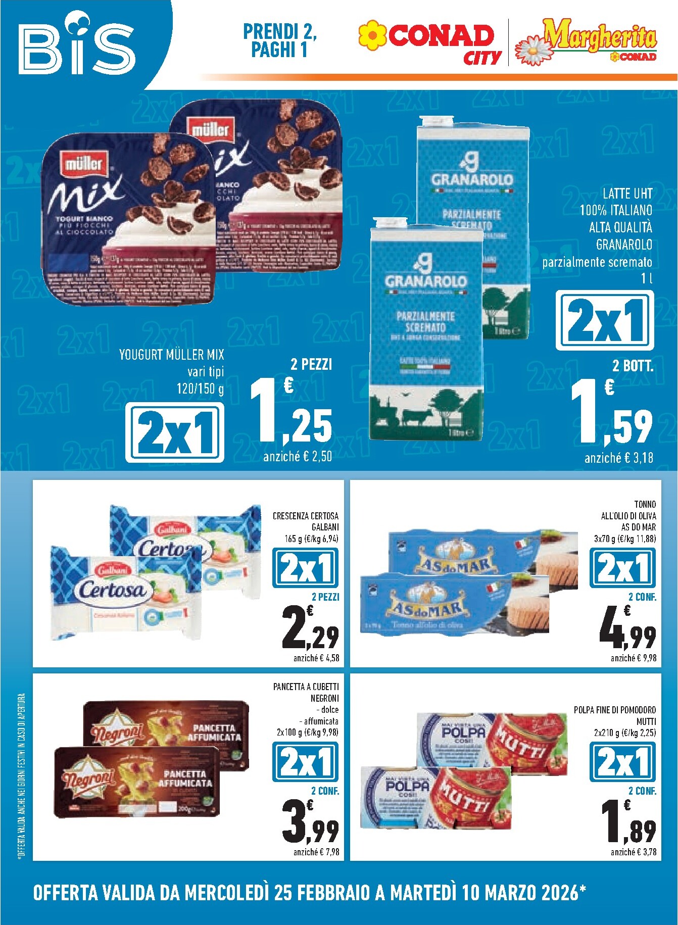 conad - Volantino Conad - Margherita valido dal 25/02/2026 al 10/03/2026 - page: 2