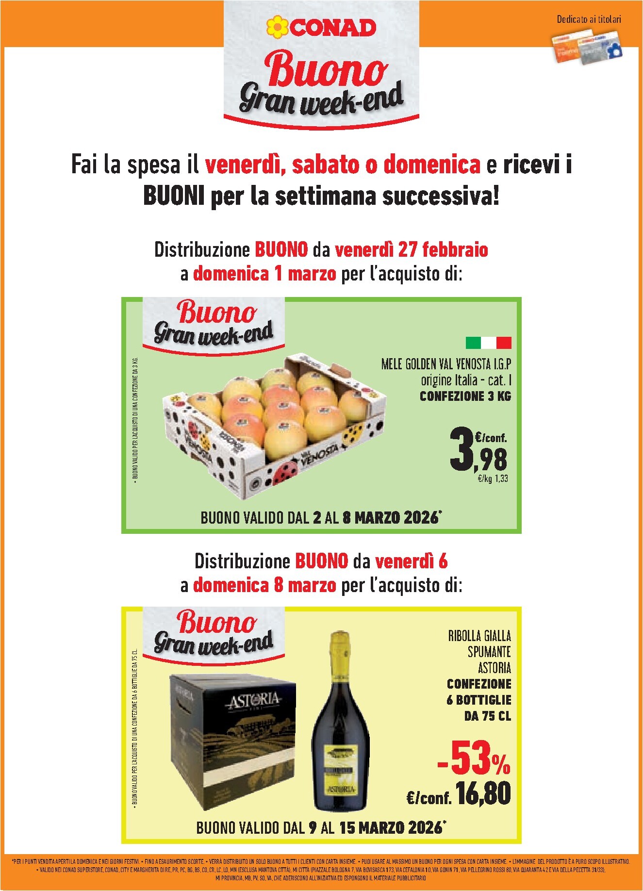 conad - Volantino Conad - Margherita valido dal 25/02/2026 al 10/03/2026 - page: 18