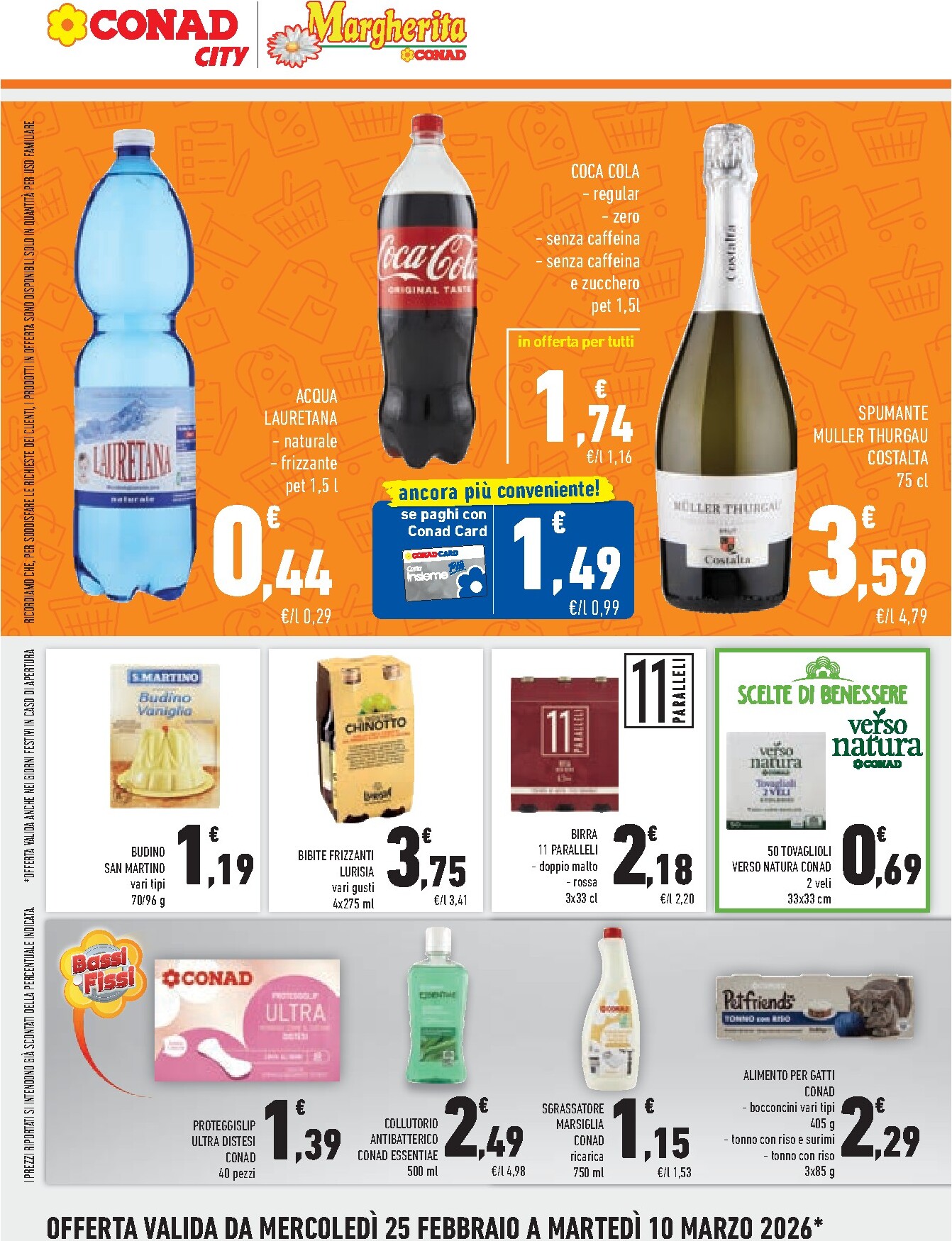 conad - Volantino Conad - Margherita valido dal 25/02/2026 al 10/03/2026 - page: 10