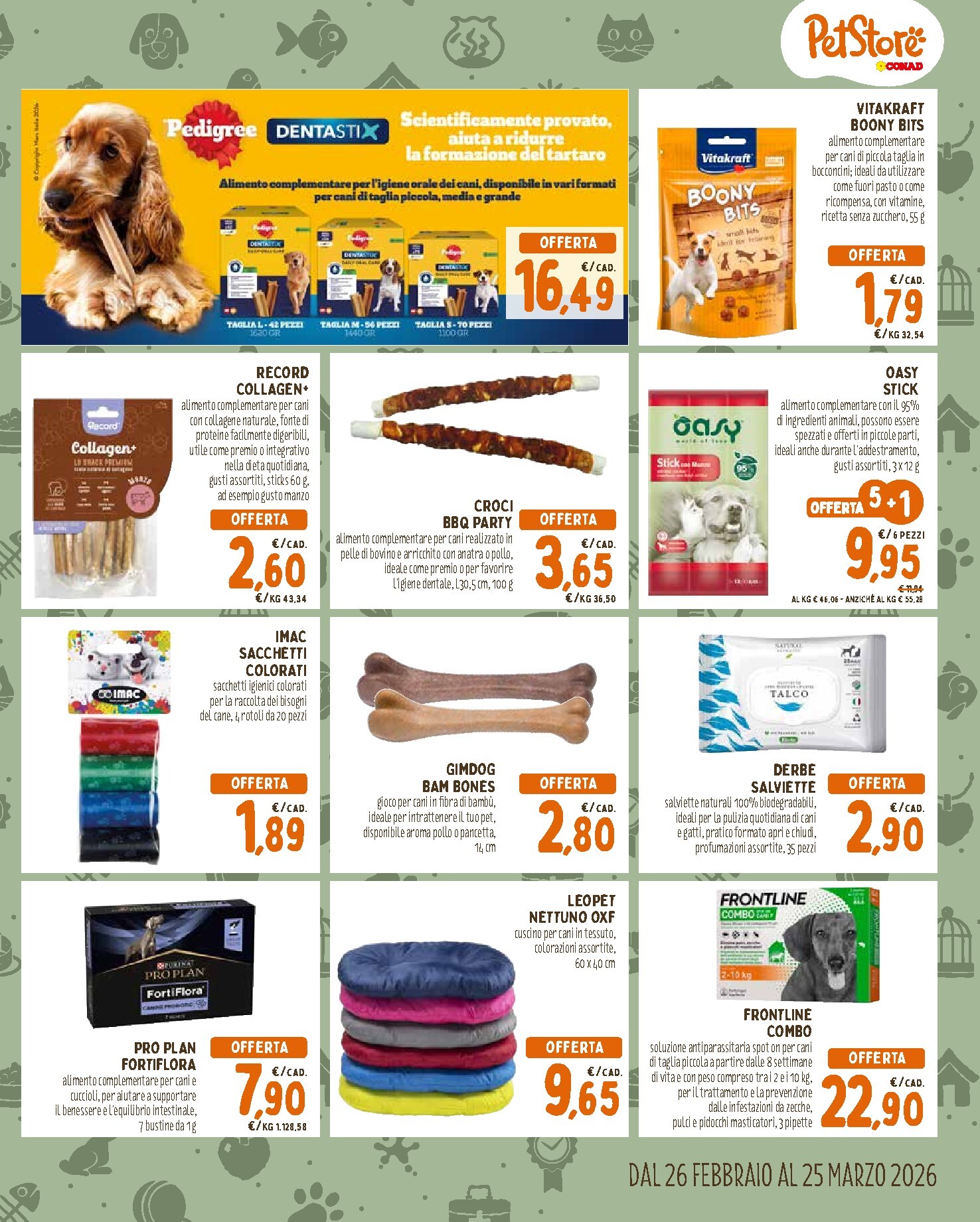 conad - Volantino Conad - Pet Store valido dal 26/02/2026 al 25/03/2026 - page: 3