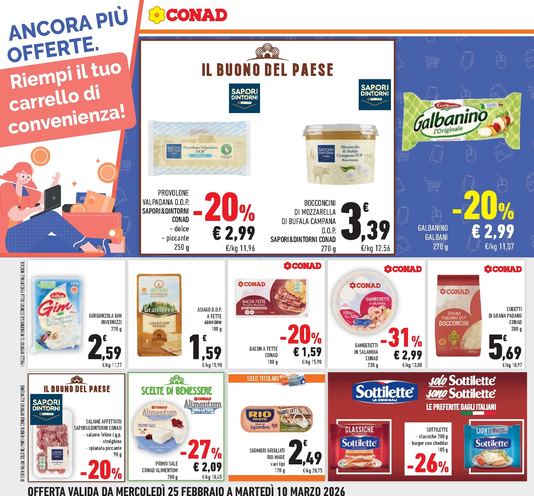 conad - Volantino Conad - Lombardia valido dal 25/02/2026 al 10/03/2026 - page: 24