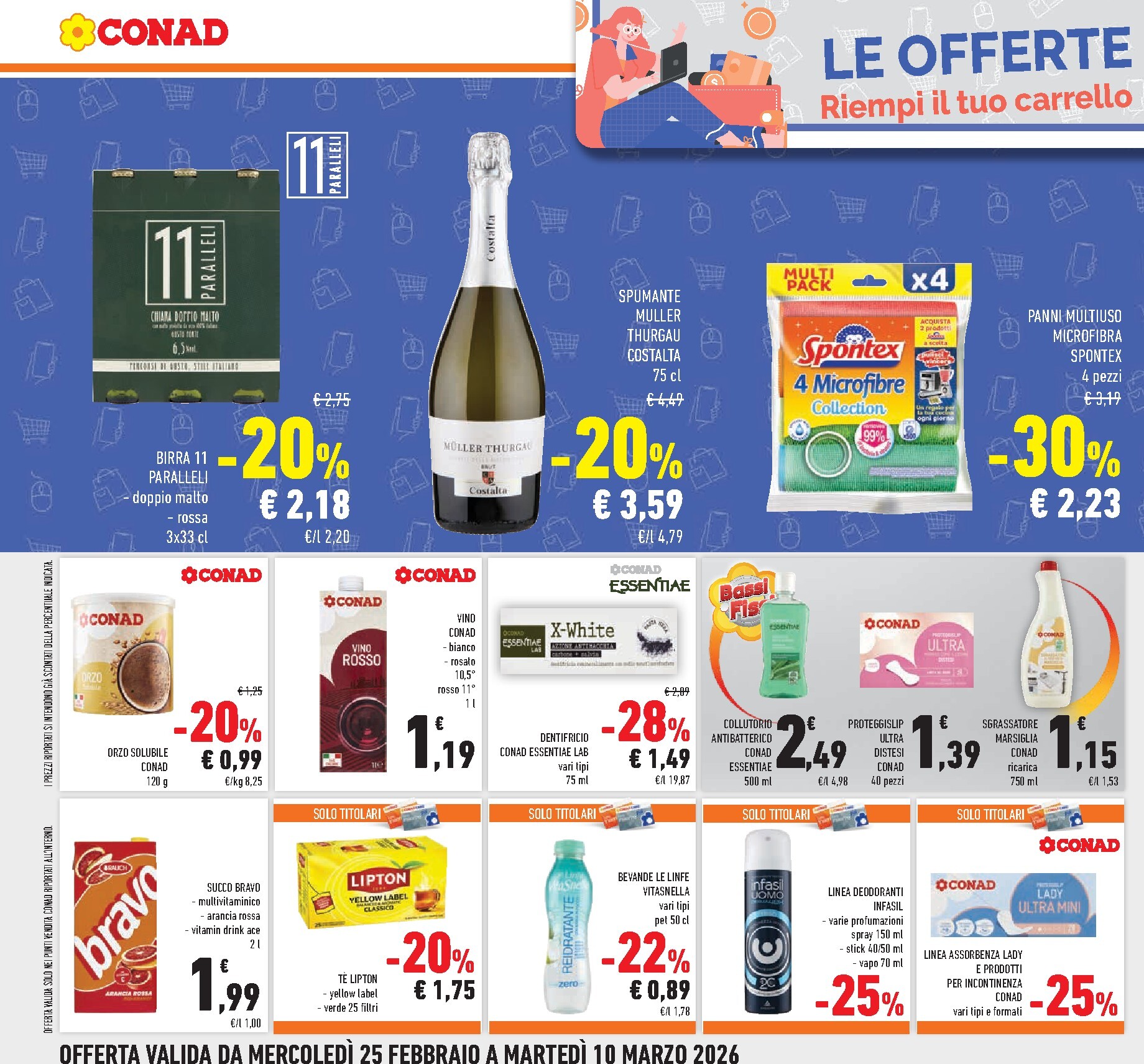 conad - Volantino Conad - Lombardia valido dal 25/02/2026 al 10/03/2026 - page: 28