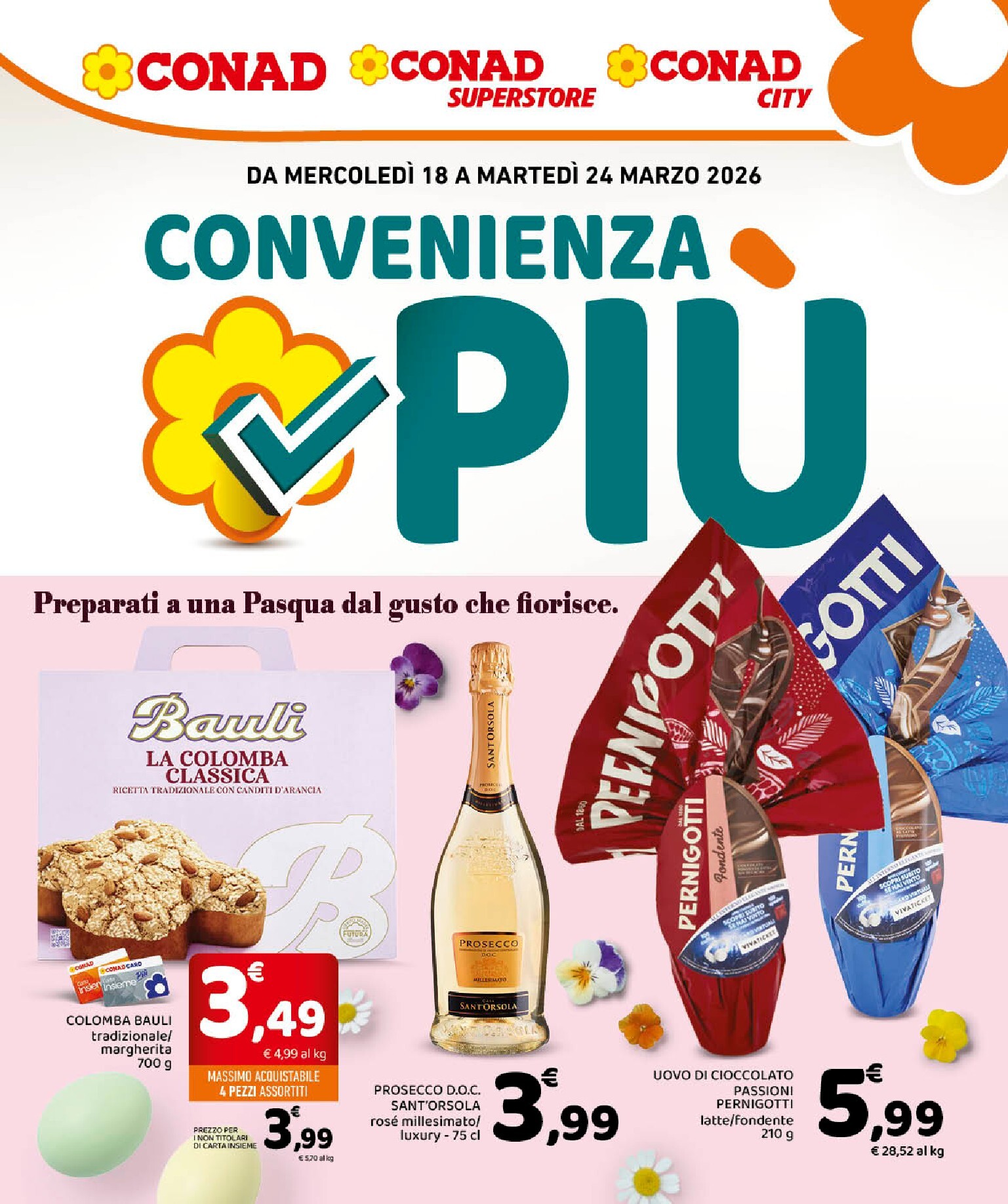 conad - Volantino Conad - Convenienza Più valido dal 18/03/2026 al 24/03/2026