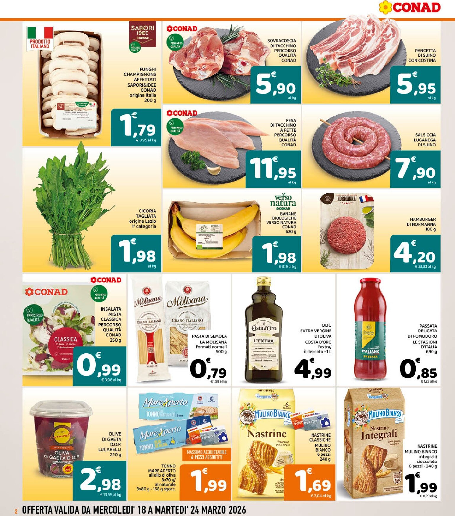 conad - Volantino Conad - Convenienza Più valido dal 18/03/2026 al 24/03/2026 - page: 2