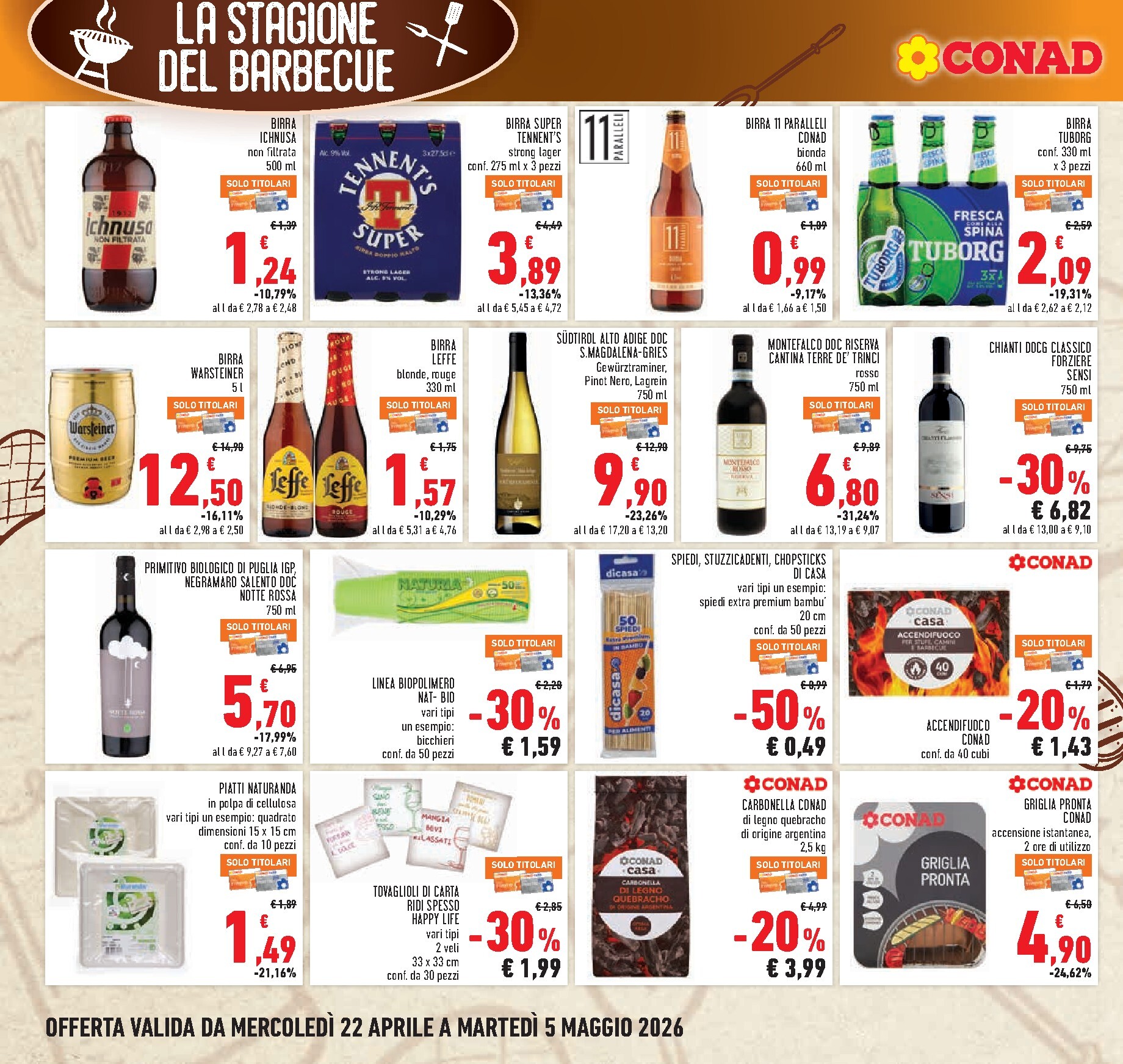 conad - Volantino Conad per la prossima settimana dal mercoledì 22/04/2026 al martedì 05/05/2026 - page: 8
