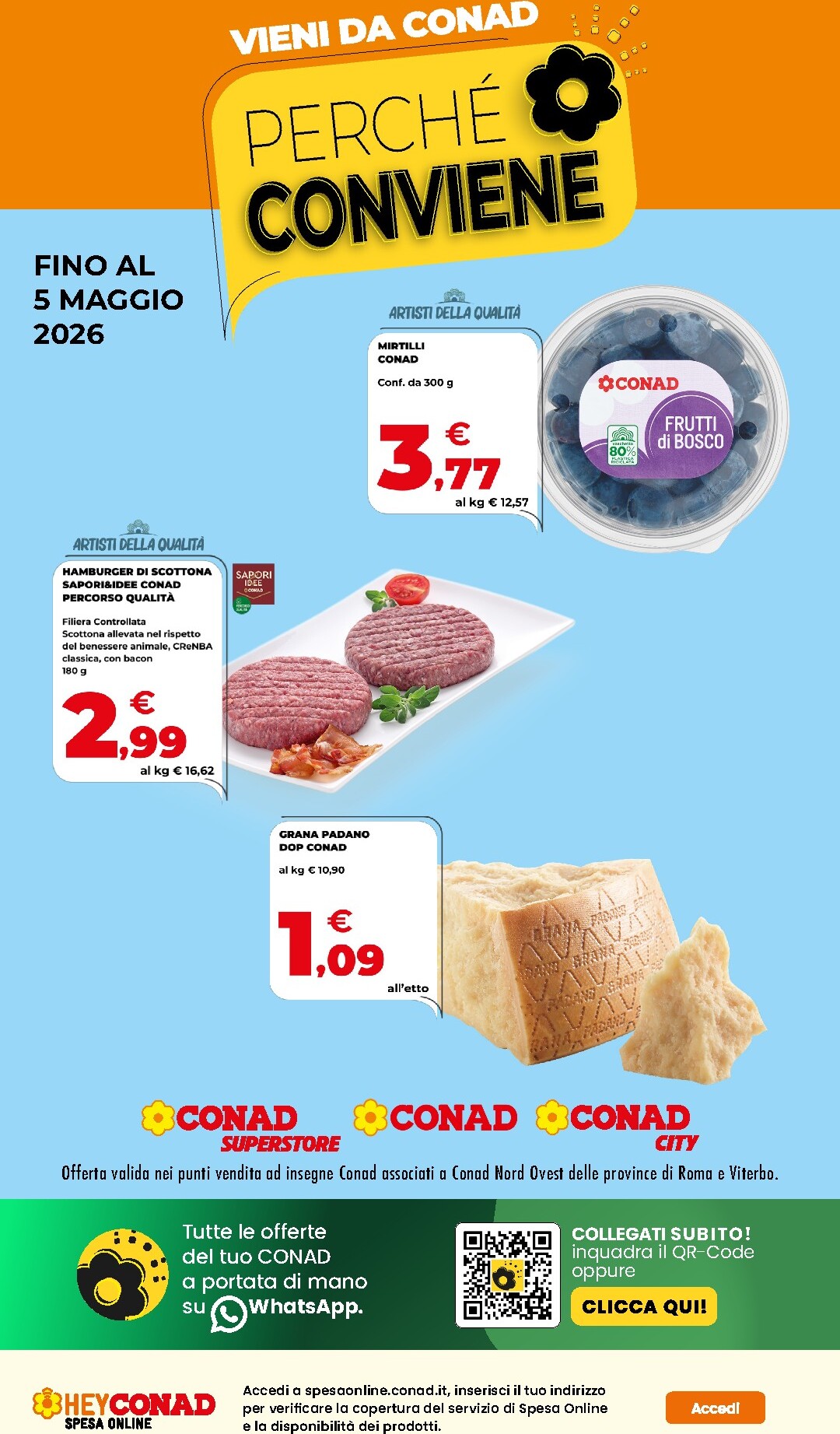 conad - Volantino attuale di Conad - Perché Conviene valido dal venerdì 24/04/2026 al martedì 05/05/2026