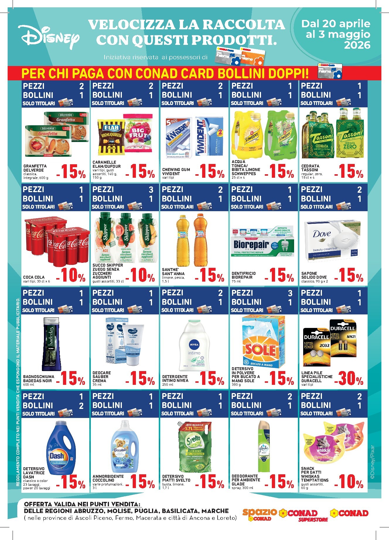 conad - Volantino attuale di Conad - Disney valido dal lunedì 20/04/2026 al domenica 03/05/2026 - page: 2