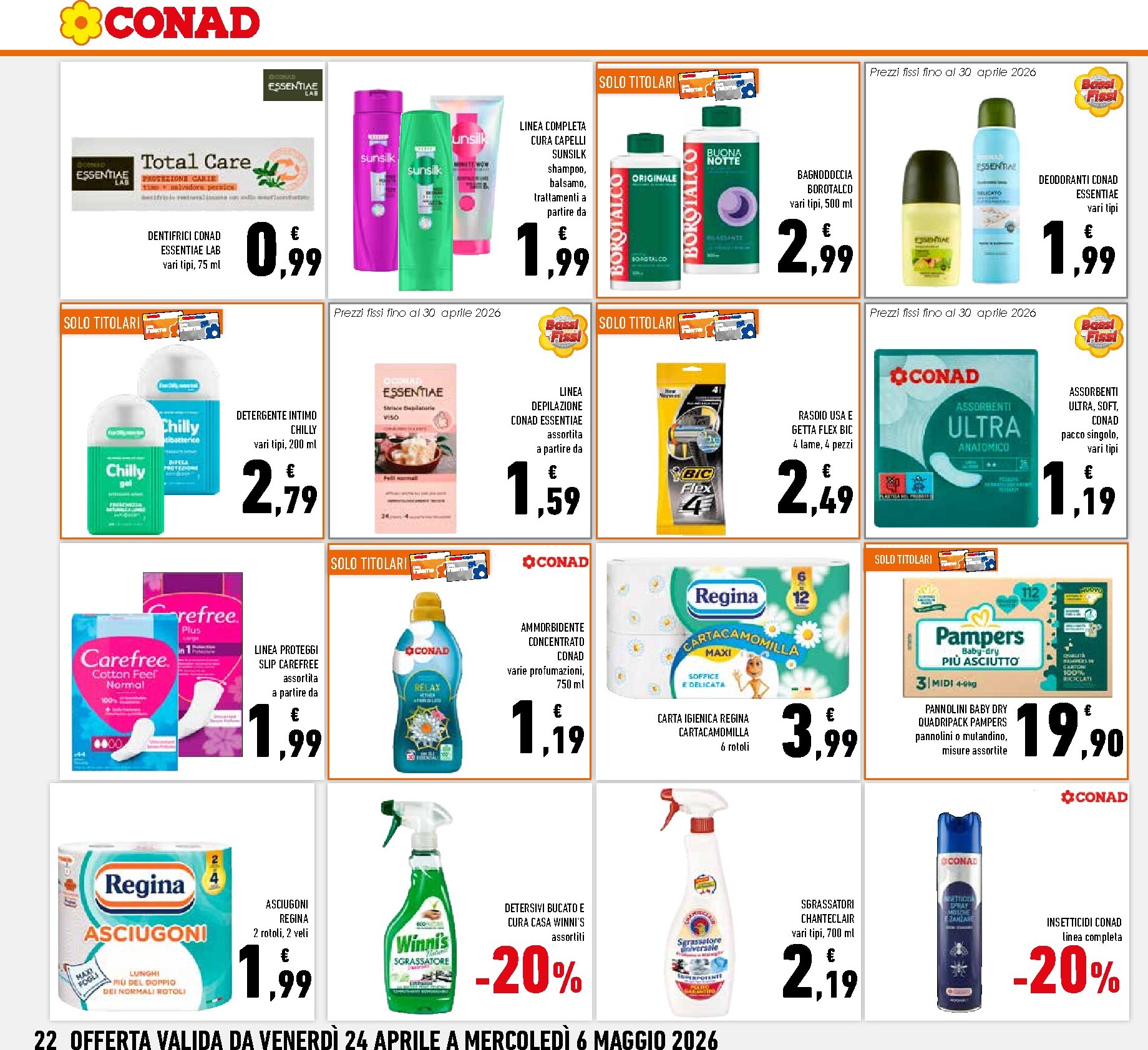 conad - Volantino attuale di Conad - Abruzzo, Molise, Marche valido dal venerdì 24/04/2026 al mercoledì 06/05/2026 - page: 22