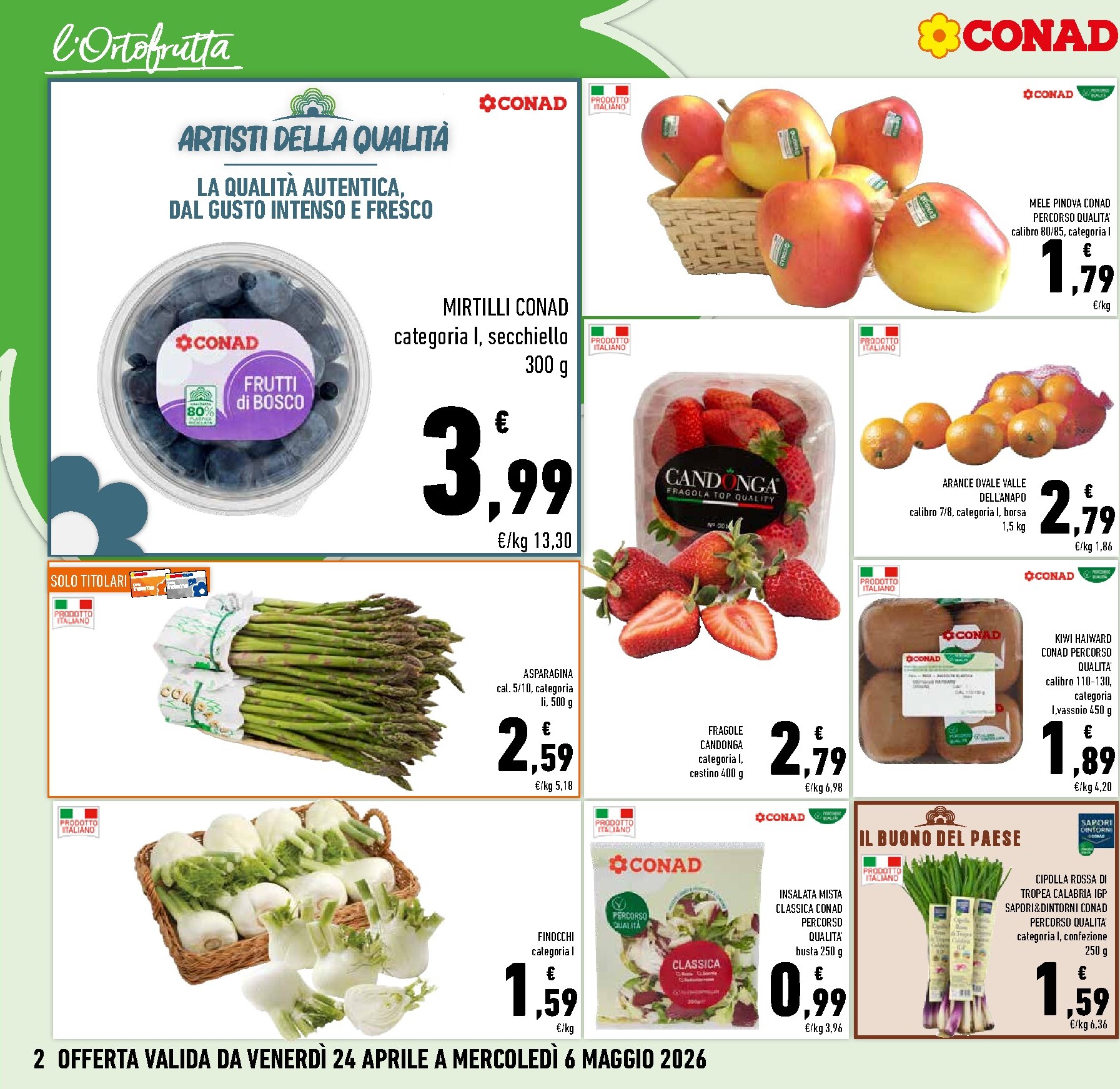 conad - Volantino attuale di Conad - Abruzzo, Molise, Marche valido dal venerdì 24/04/2026 al mercoledì 06/05/2026 - page: 2
