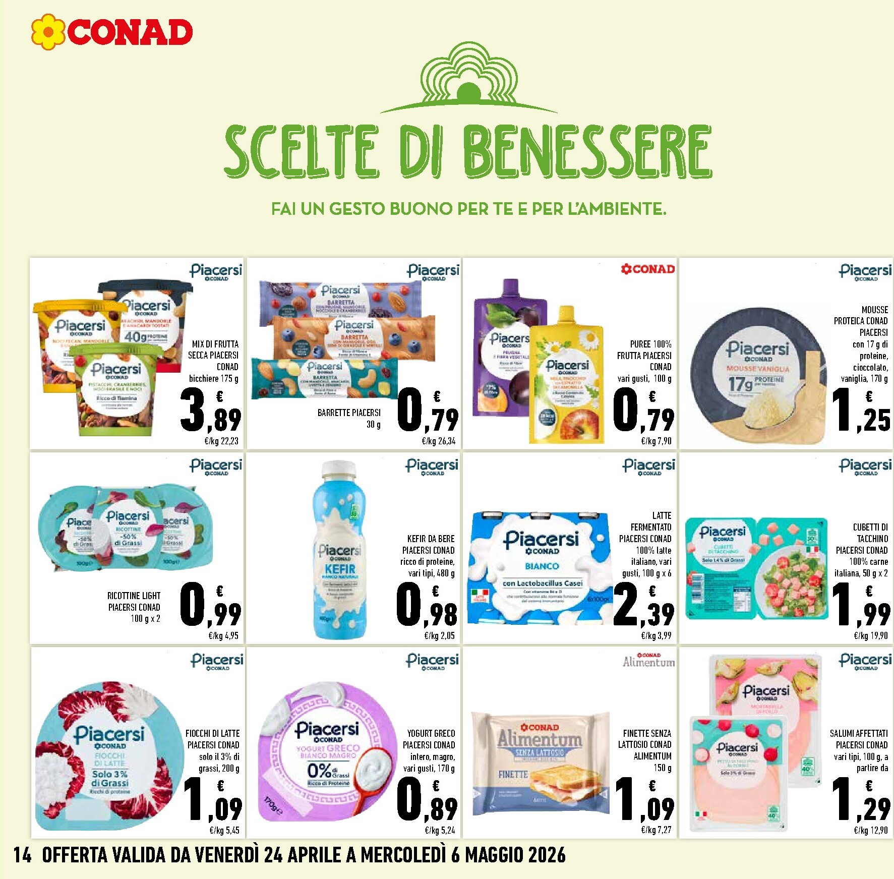 conad - Volantino attuale di Conad - Abruzzo, Molise, Marche valido dal venerdì 24/04/2026 al mercoledì 06/05/2026 - page: 14