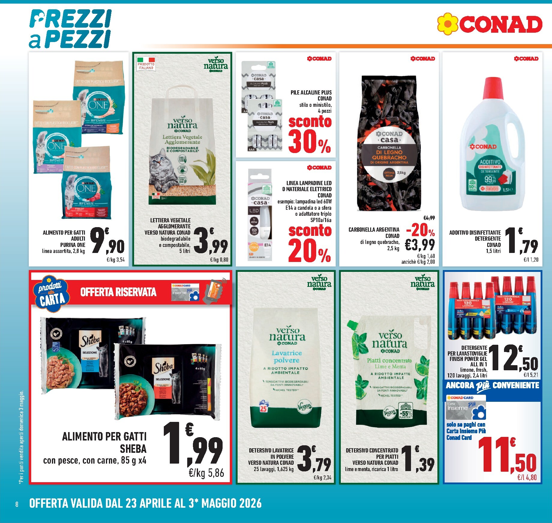conad - Volantino attuale di Conad valido dal giovedì 23/04/2026 al domenica 03/05/2026 - page: 8