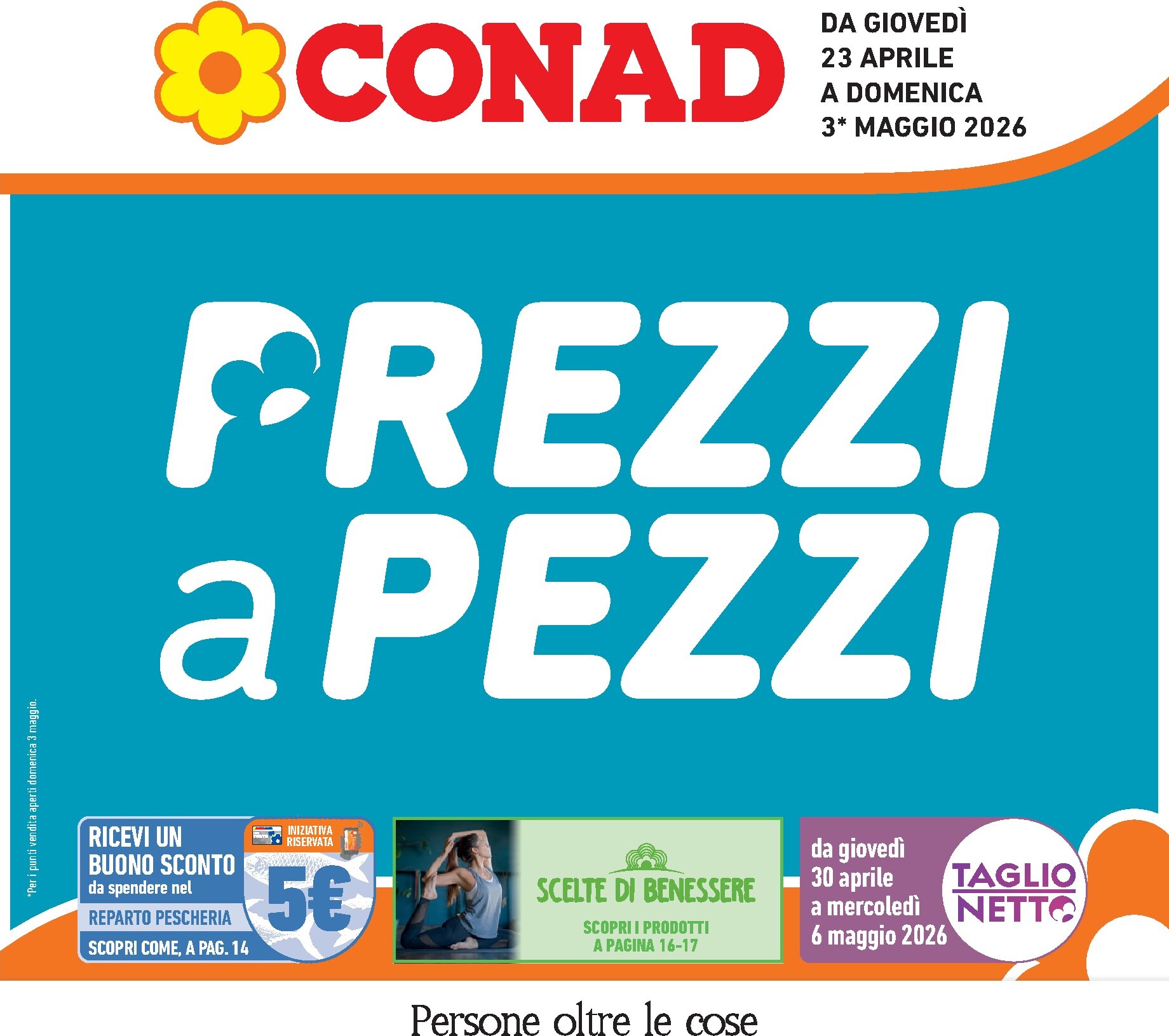 conad - Volantino attuale di Conad valido dal giovedì 23/04/2026 al domenica 03/05/2026