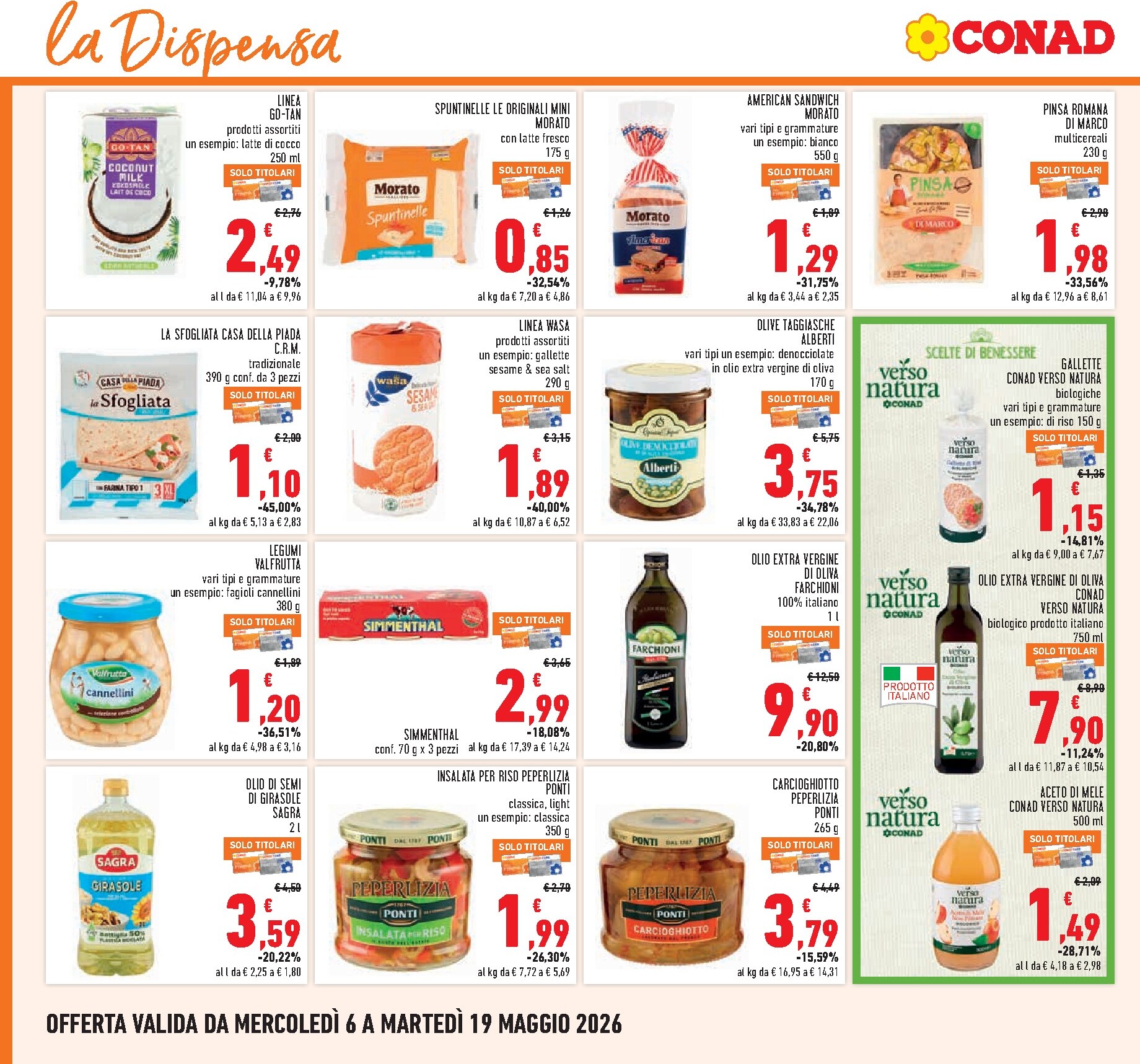 conad - Volantino Conad per la prossima settimana dal mercoledì 06/05/2026 al martedì 19/05/2026 - page: 14