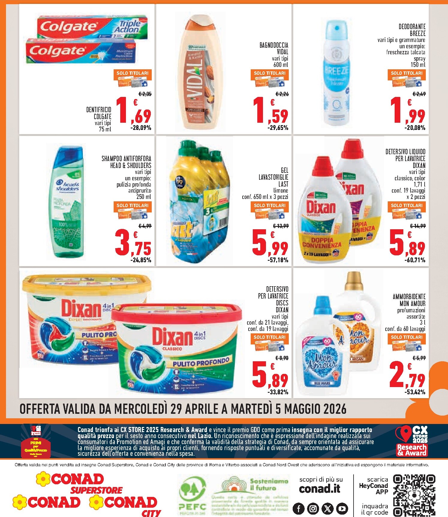 conad - Volantino attuale di Conad - Convenienza Più valido dal mercoledì 29/04/2026 al martedì 05/05/2026 - page: 8
