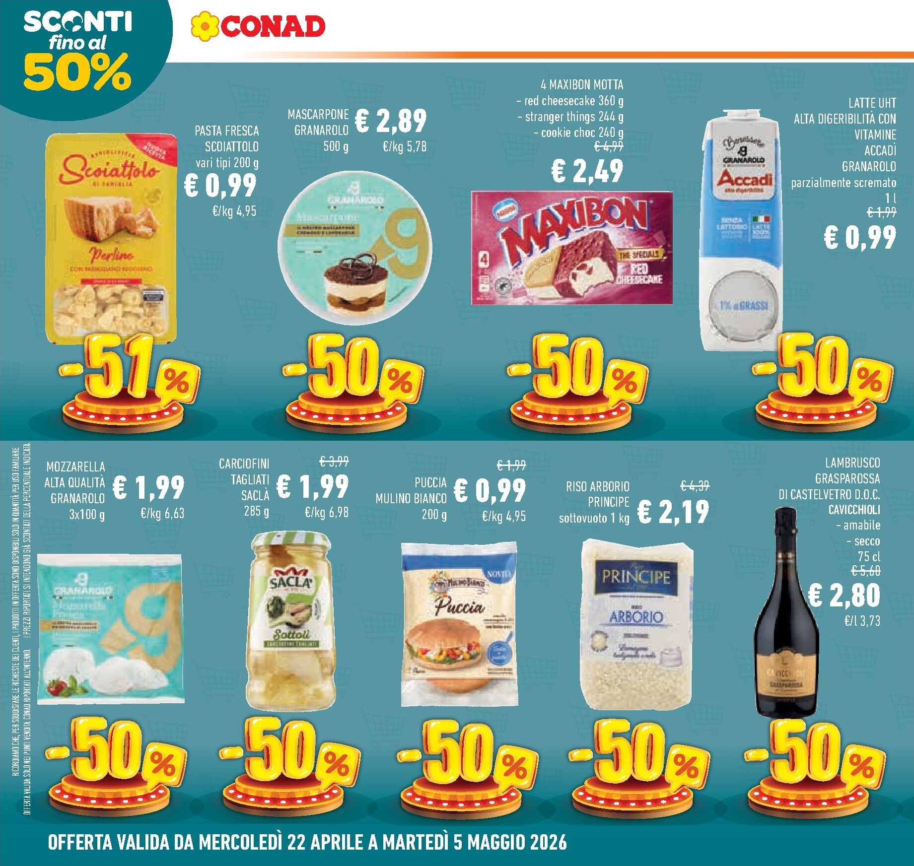 conad - Volantino attuale di Conad - Lombardia valido dal mercoledì 22/04/2026 al martedì 05/05/2026 - page: 6