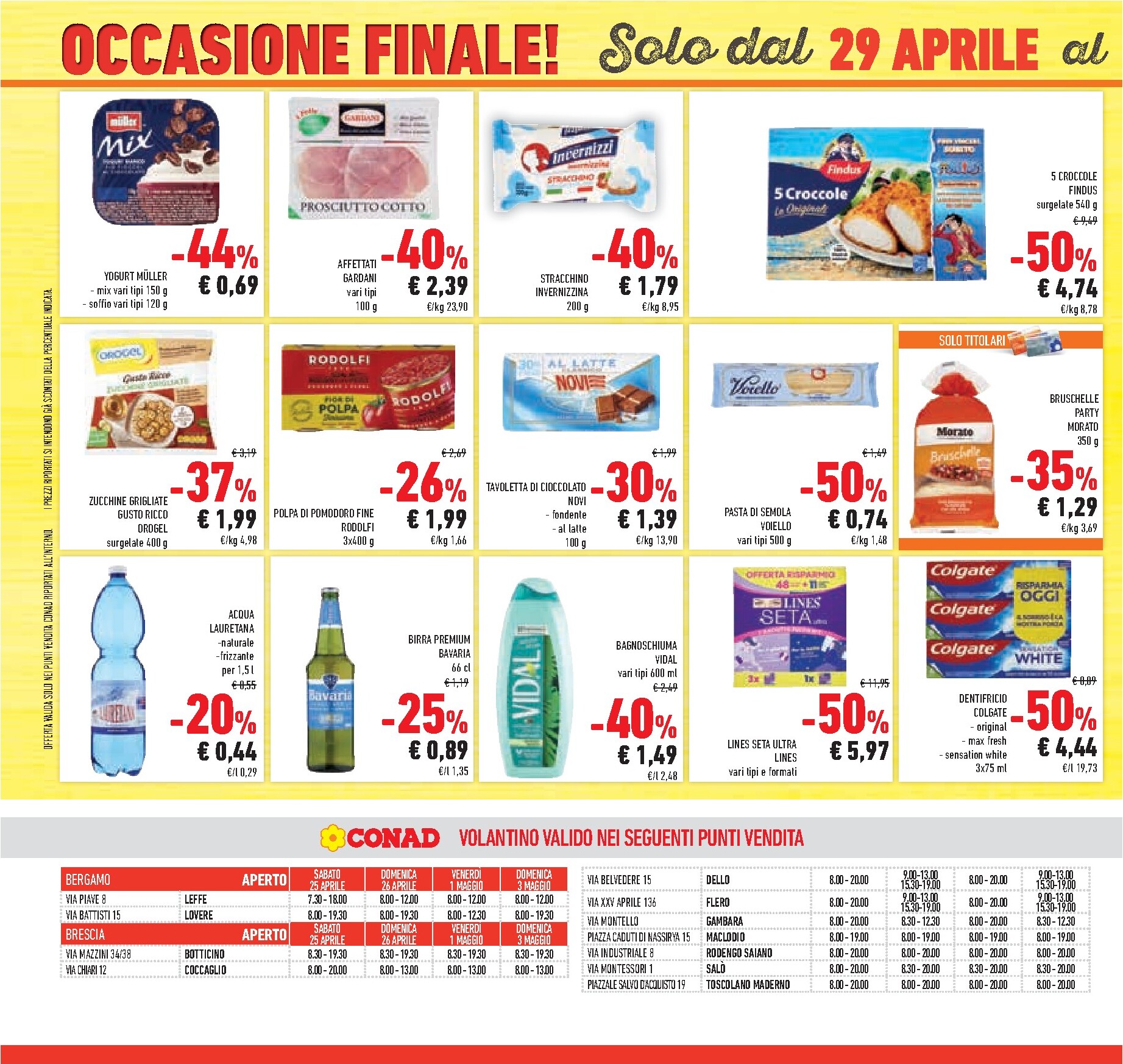 conad - Volantino attuale di Conad - Lombardia valido dal mercoledì 22/04/2026 al martedì 05/05/2026 - page: 44