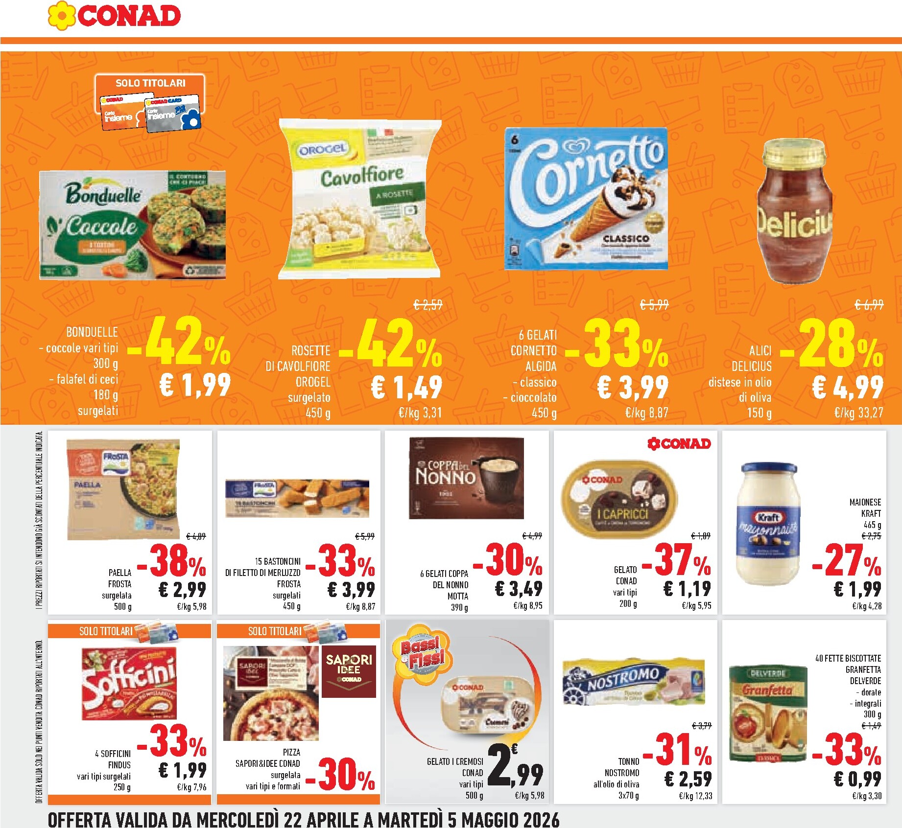 conad - Volantino attuale di Conad - Lombardia valido dal mercoledì 22/04/2026 al martedì 05/05/2026 - page: 22