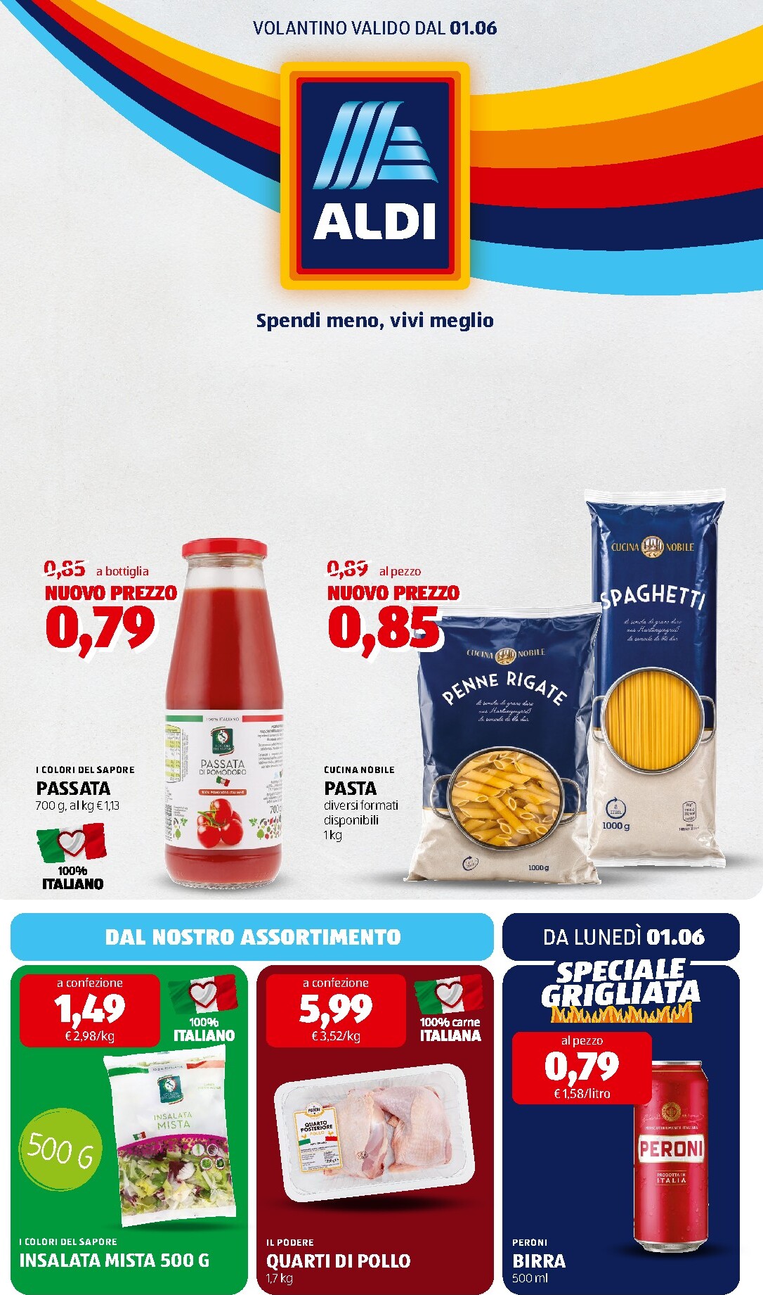 aldi - Volantino ALDI per la prossima settimana dal lunedì 01/06/2026 al domenica 07/06/2026