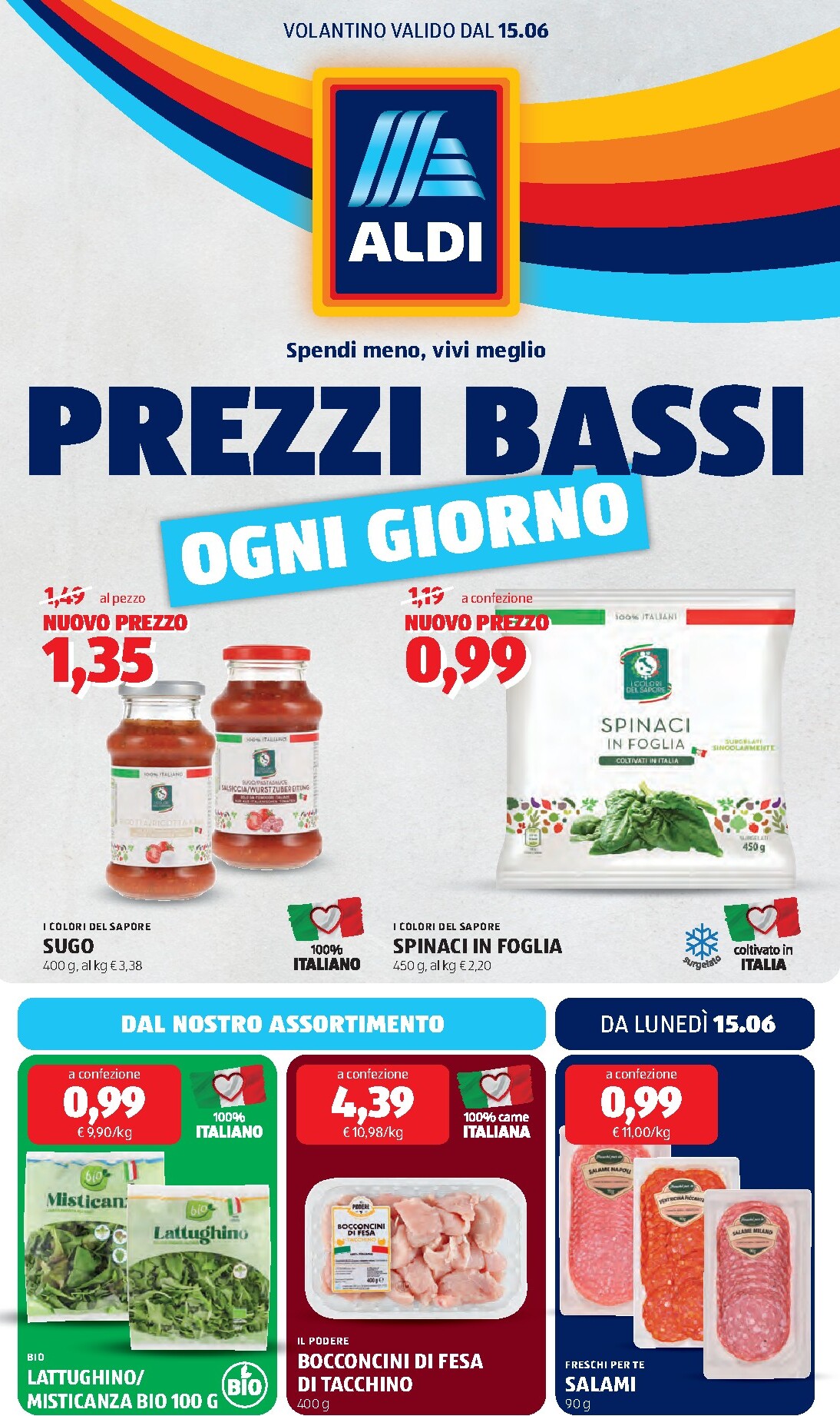 aldi - Volantino ALDI per la prossima settimana dal lunedì 15/06/2026 al domenica 21/06/2026