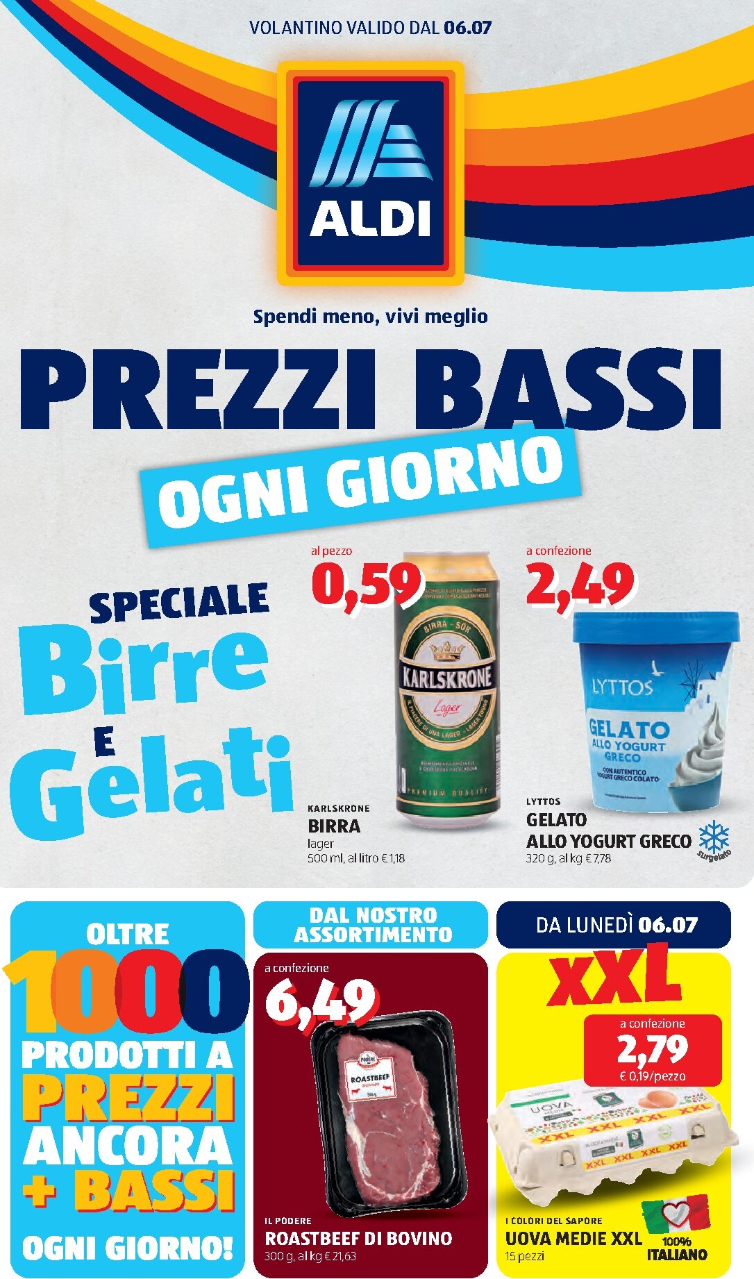 aldi - Volantino ALDI per la prossima settimana dal lunedì 06/07/2026 al domenica 12/07/2026