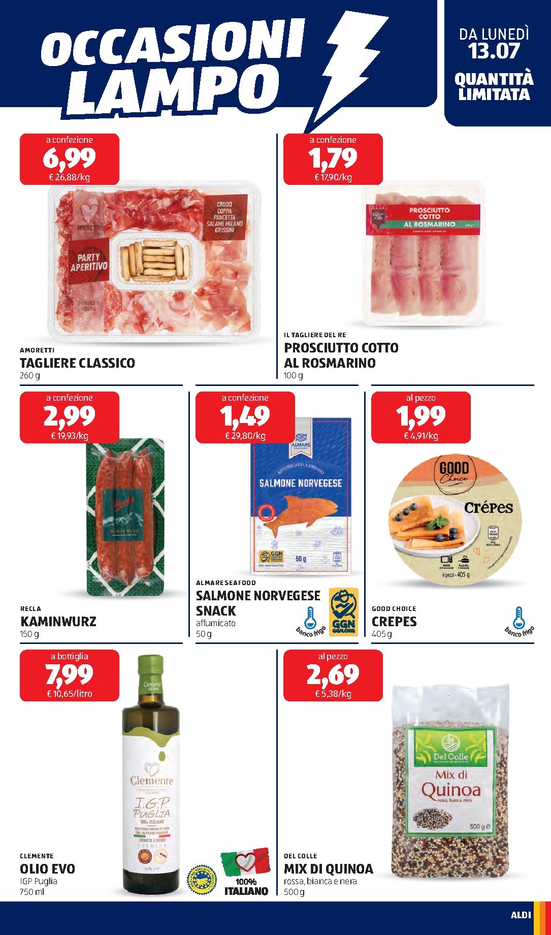 aldi - Volantino ALDI - Sfoglia il volantino della prossima settimana per la prossima settimana dal lunedì 13/07/2026 al venerdì 31/07/2026 - page: 13