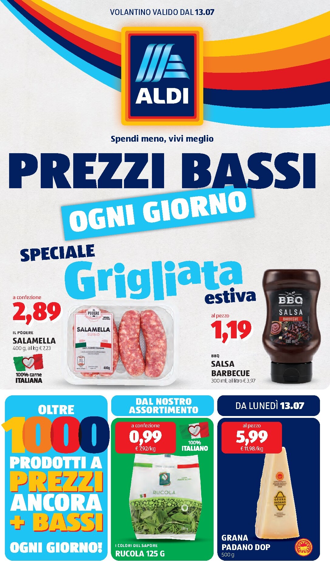 aldi - Volantino ALDI - Sfoglia il volantino della prossima settimana per la prossima settimana dal lunedì 13/07/2026 al venerdì 31/07/2026