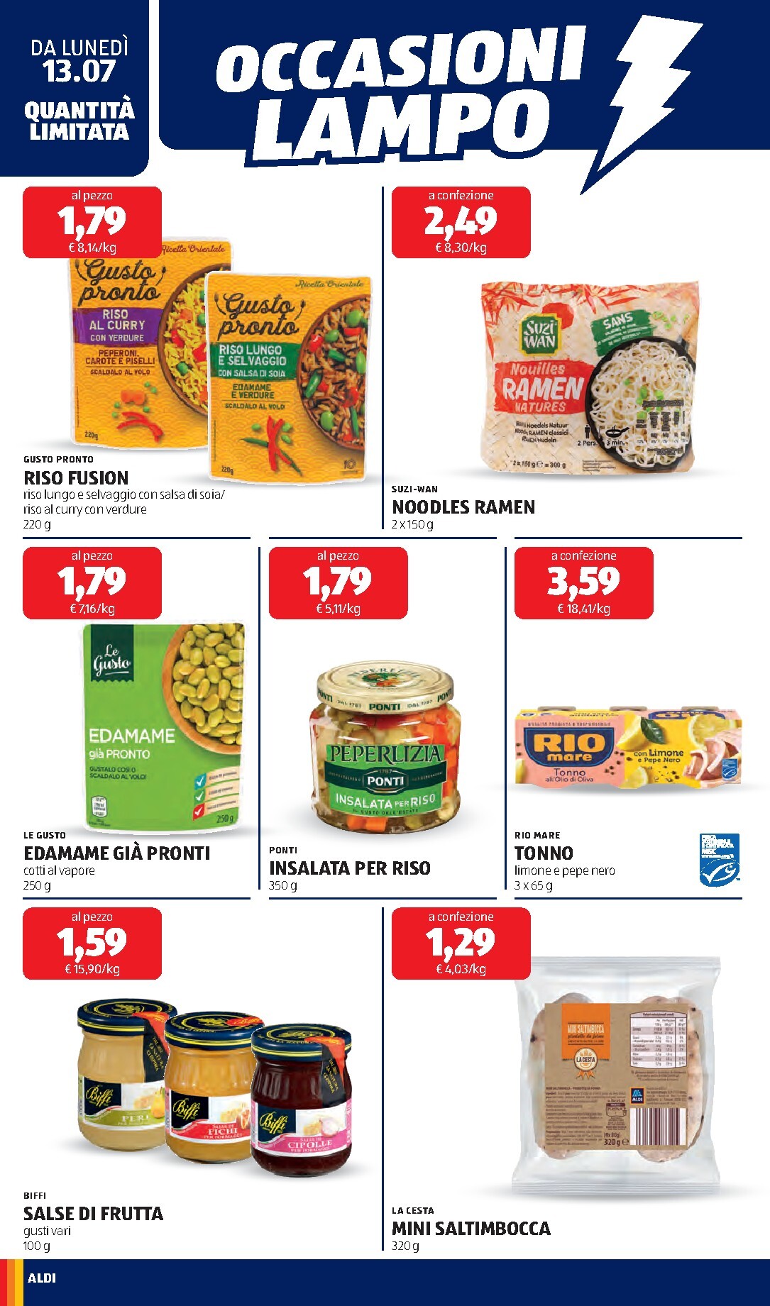 aldi - Volantino ALDI - Sfoglia il volantino della prossima settimana per la prossima settimana dal lunedì 13/07/2026 al venerdì 31/07/2026 - page: 14