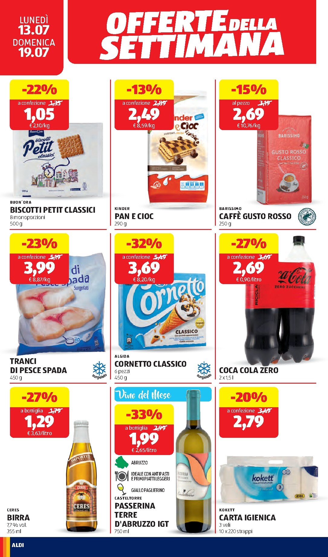 aldi - Volantino ALDI - Sfoglia il volantino della prossima settimana per la prossima settimana dal lunedì 13/07/2026 al venerdì 31/07/2026 - page: 20